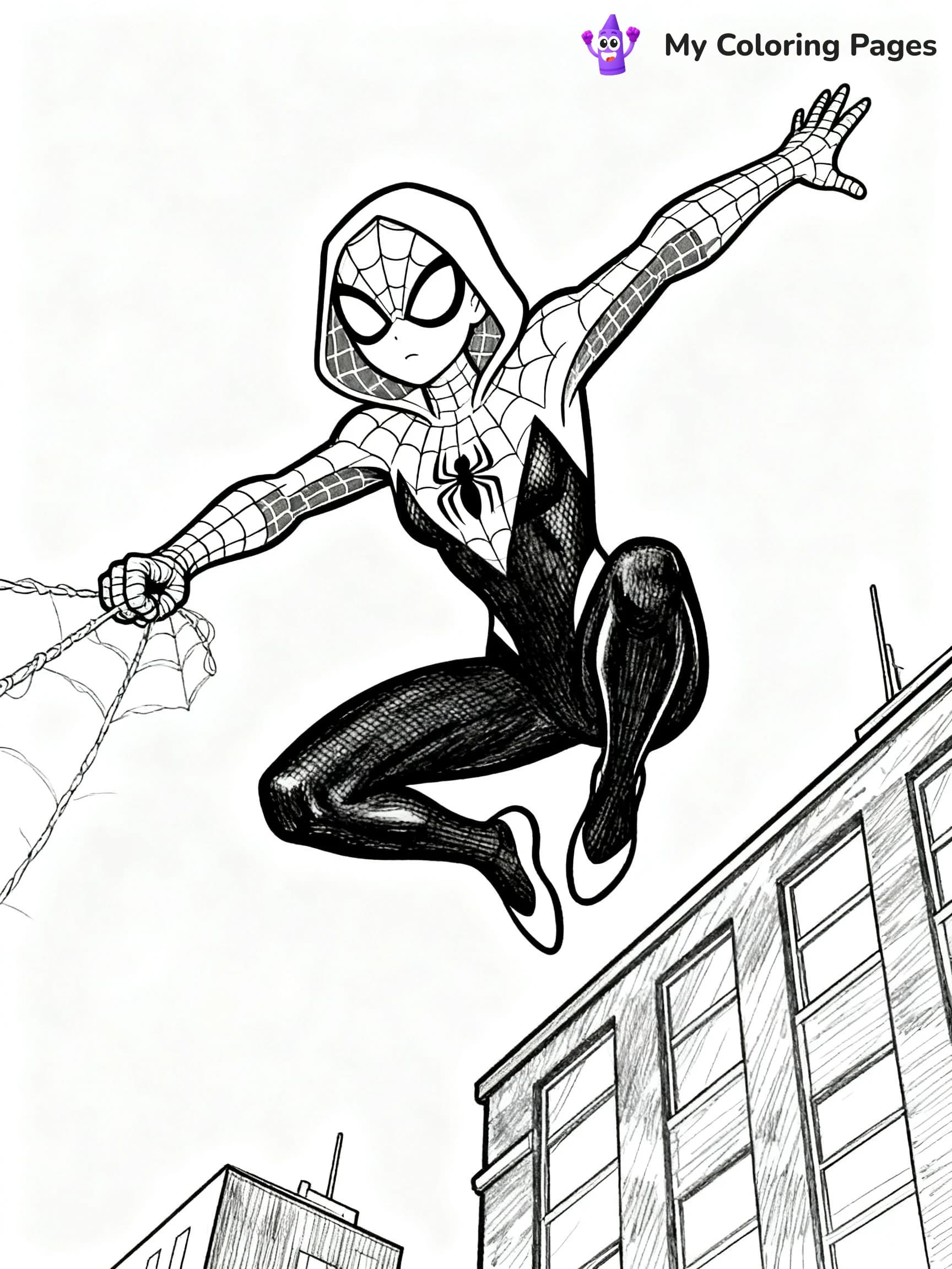 Spider Woman Coloring Pages - 4