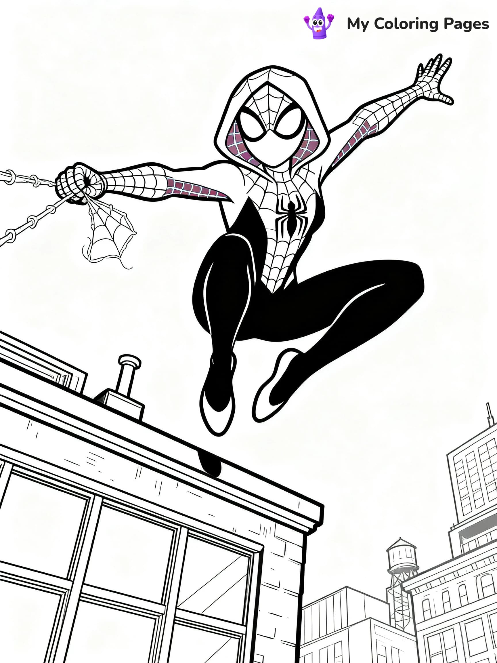 Spider Woman Coloring Pages - 3