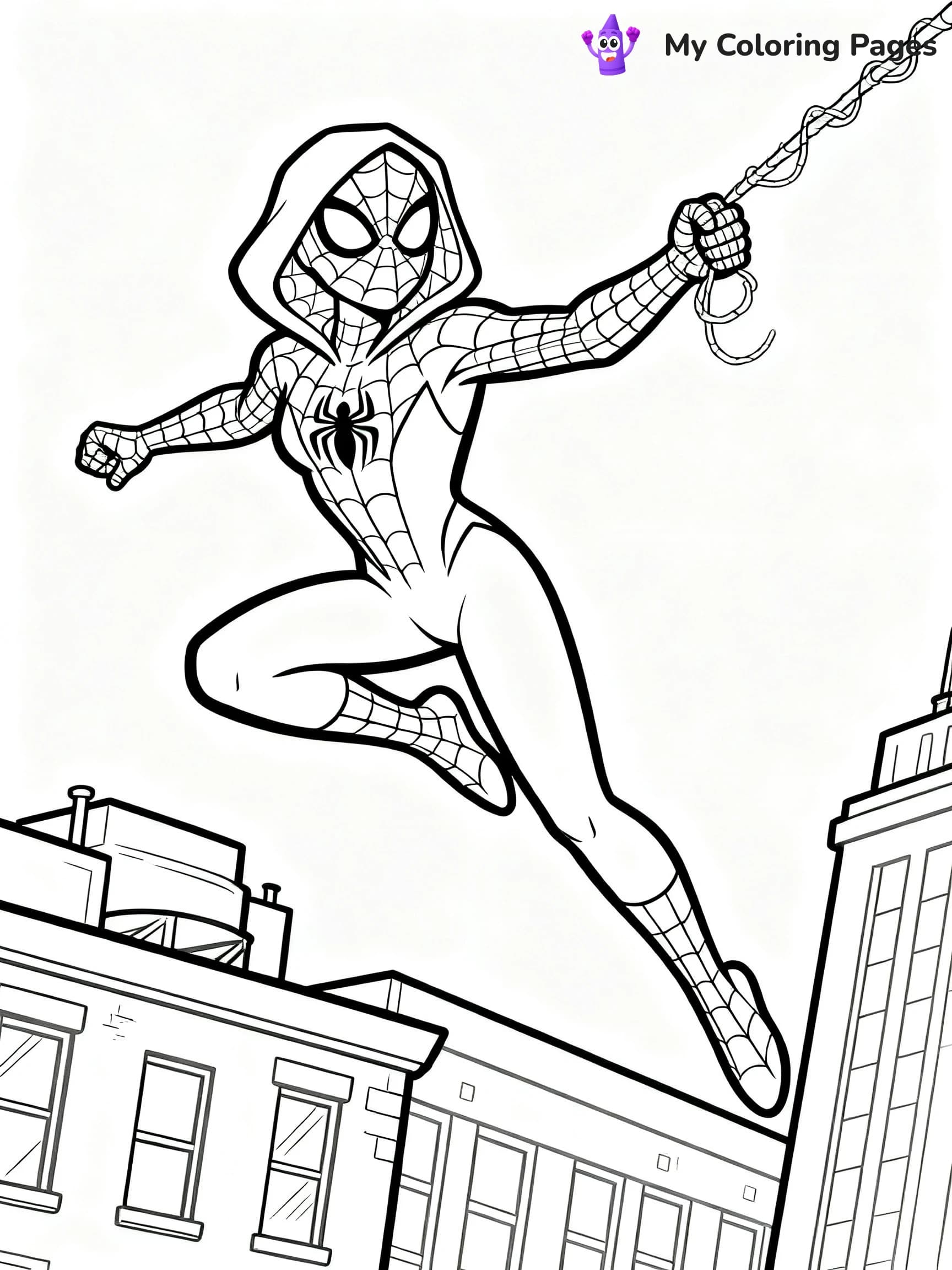Spider Woman Coloring Pages - 2