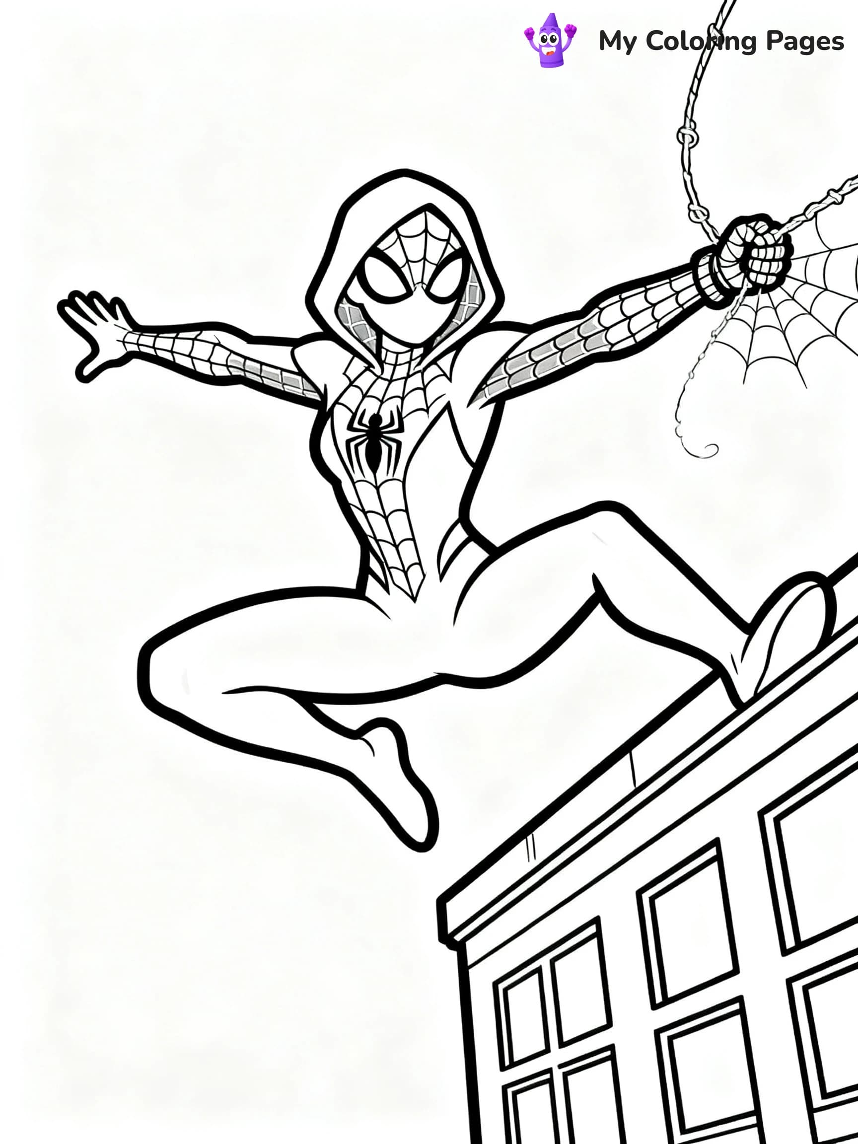 Spider Woman Coloring Pages - 1