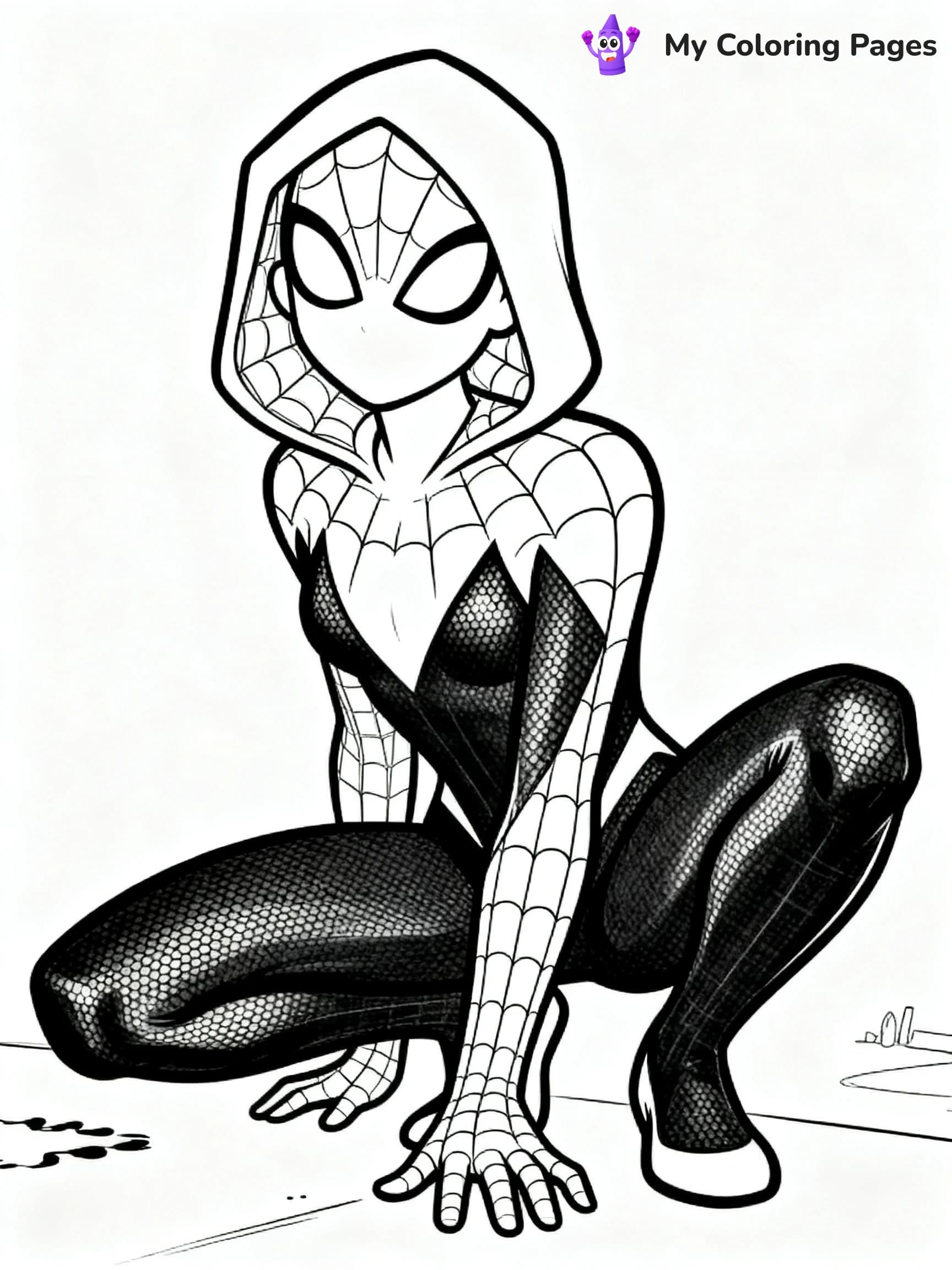 Spider Woman Coloring Pages - 4