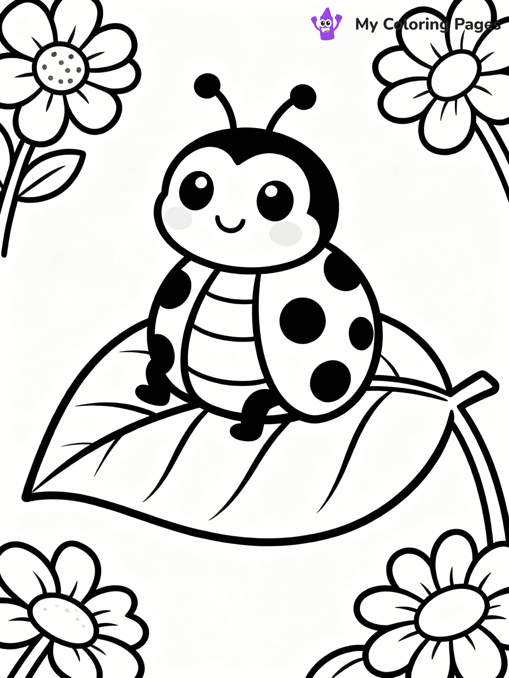 Ladybug Coloring Pages - 23