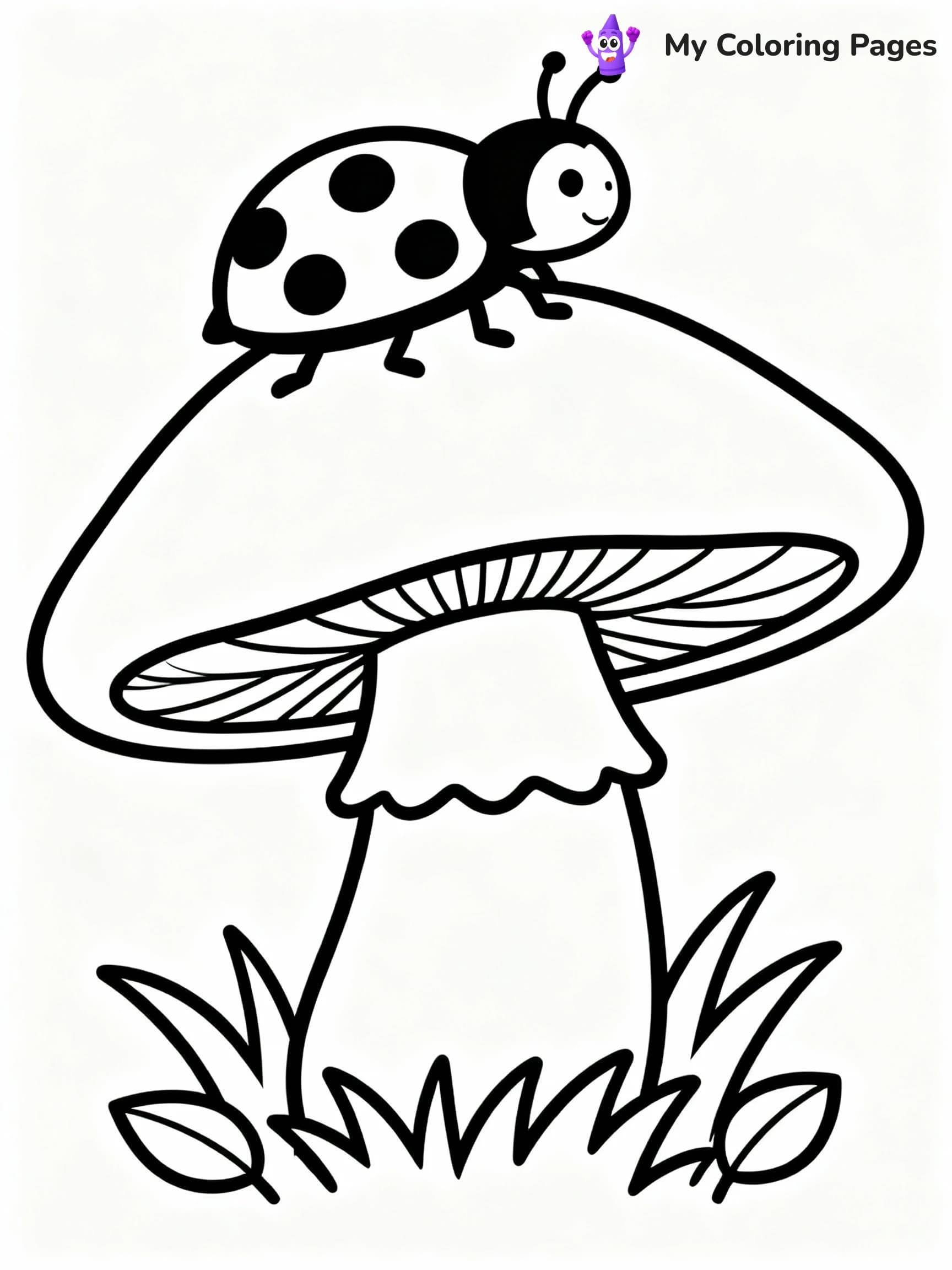 Ladybug Coloring Pages - 1