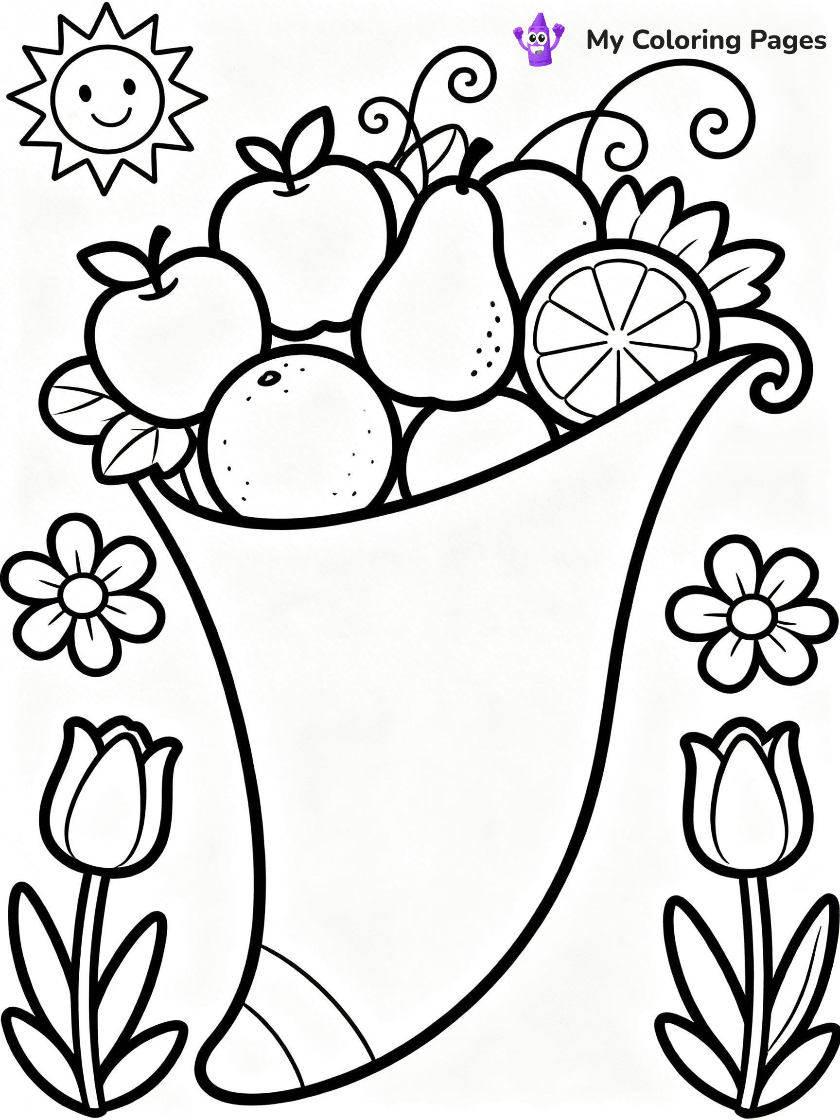 Cornucopia Coloring Pages - 21