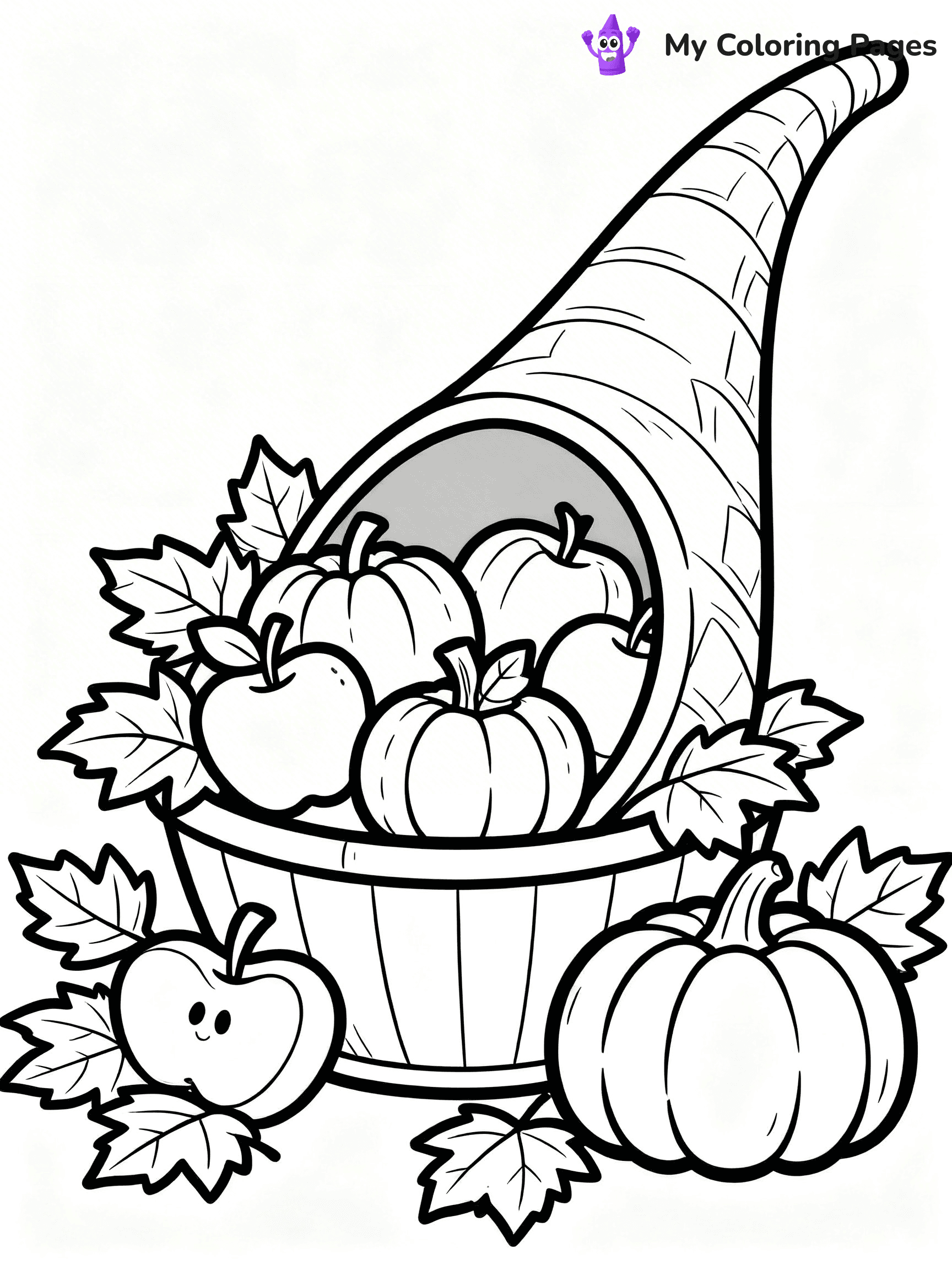 Cornucopia Coloring Pages - 14