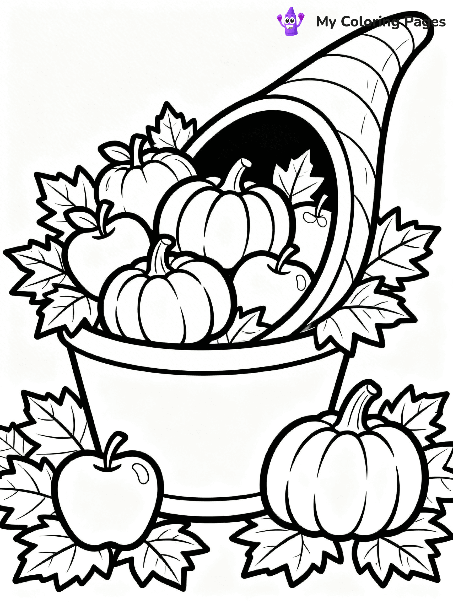Cornucopia Coloring Pages - 10