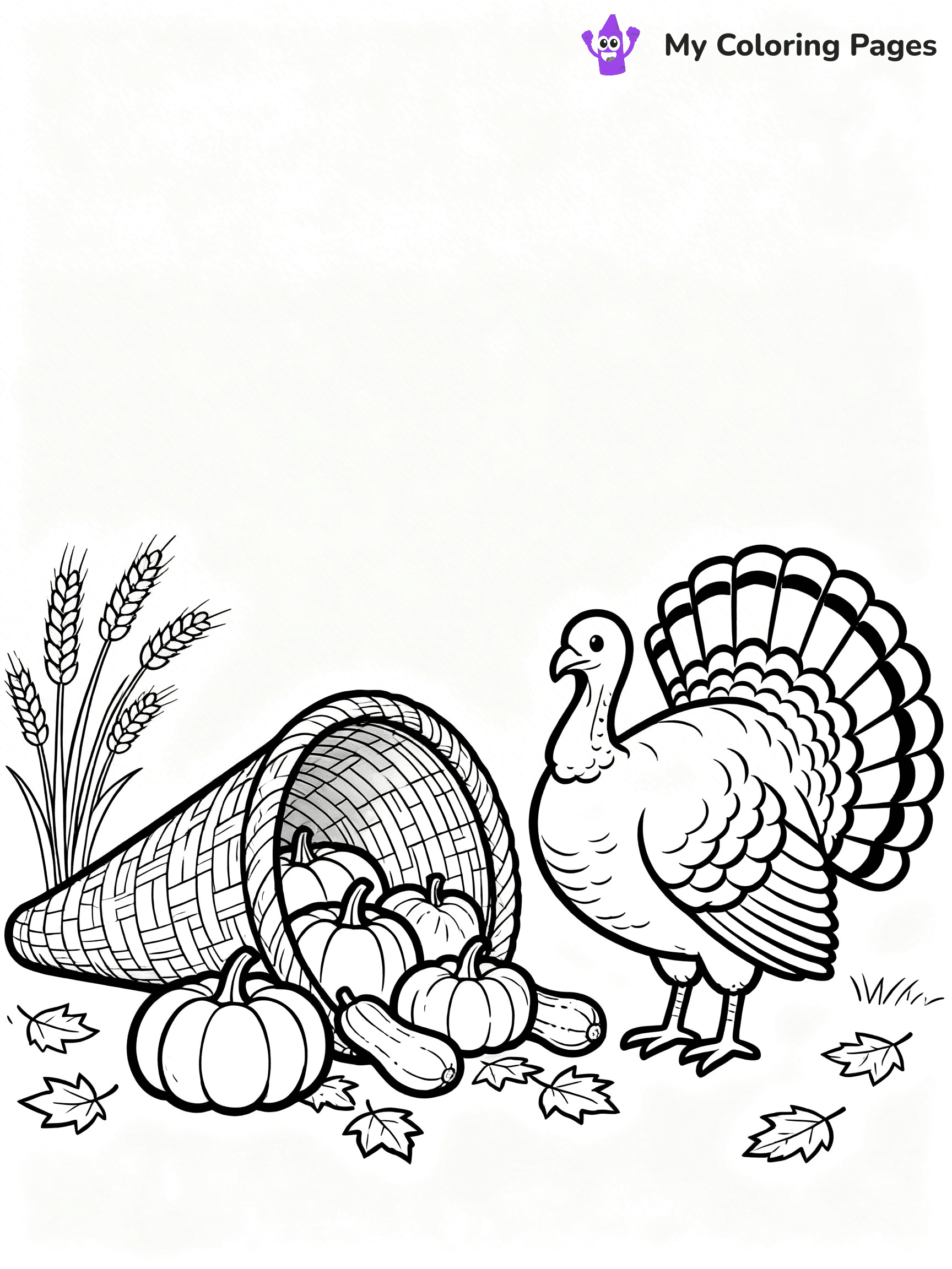 Cornucopia Coloring Pages - 5