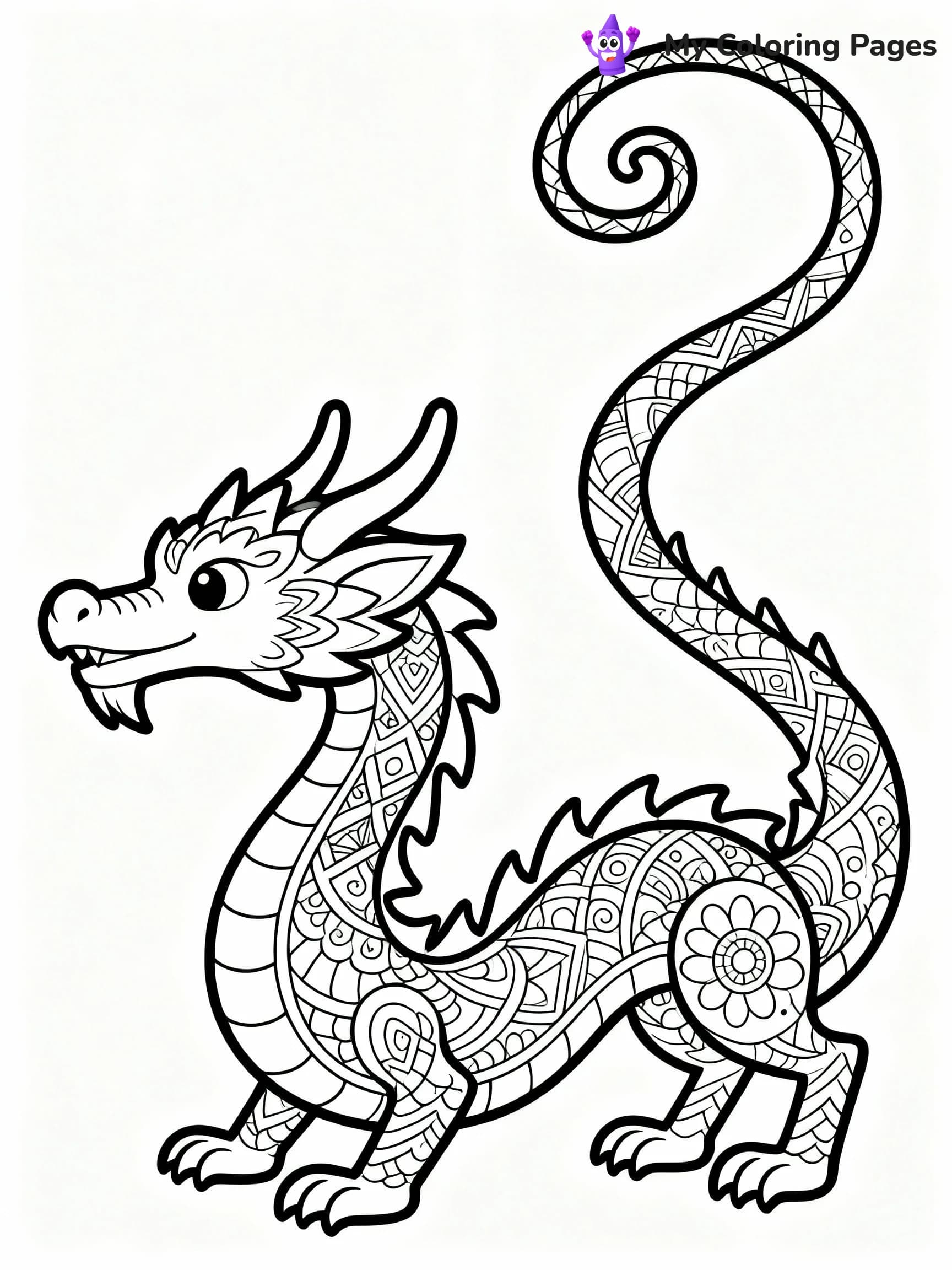 Dragon Coloring Pages - 23