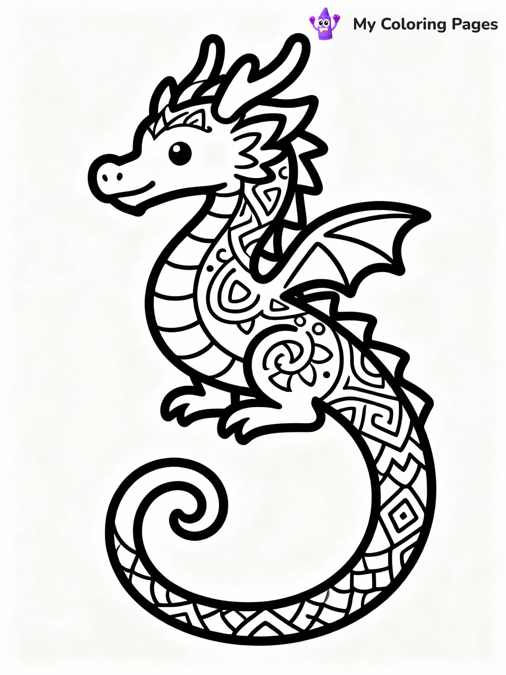 Dragon Coloring Pages - 21