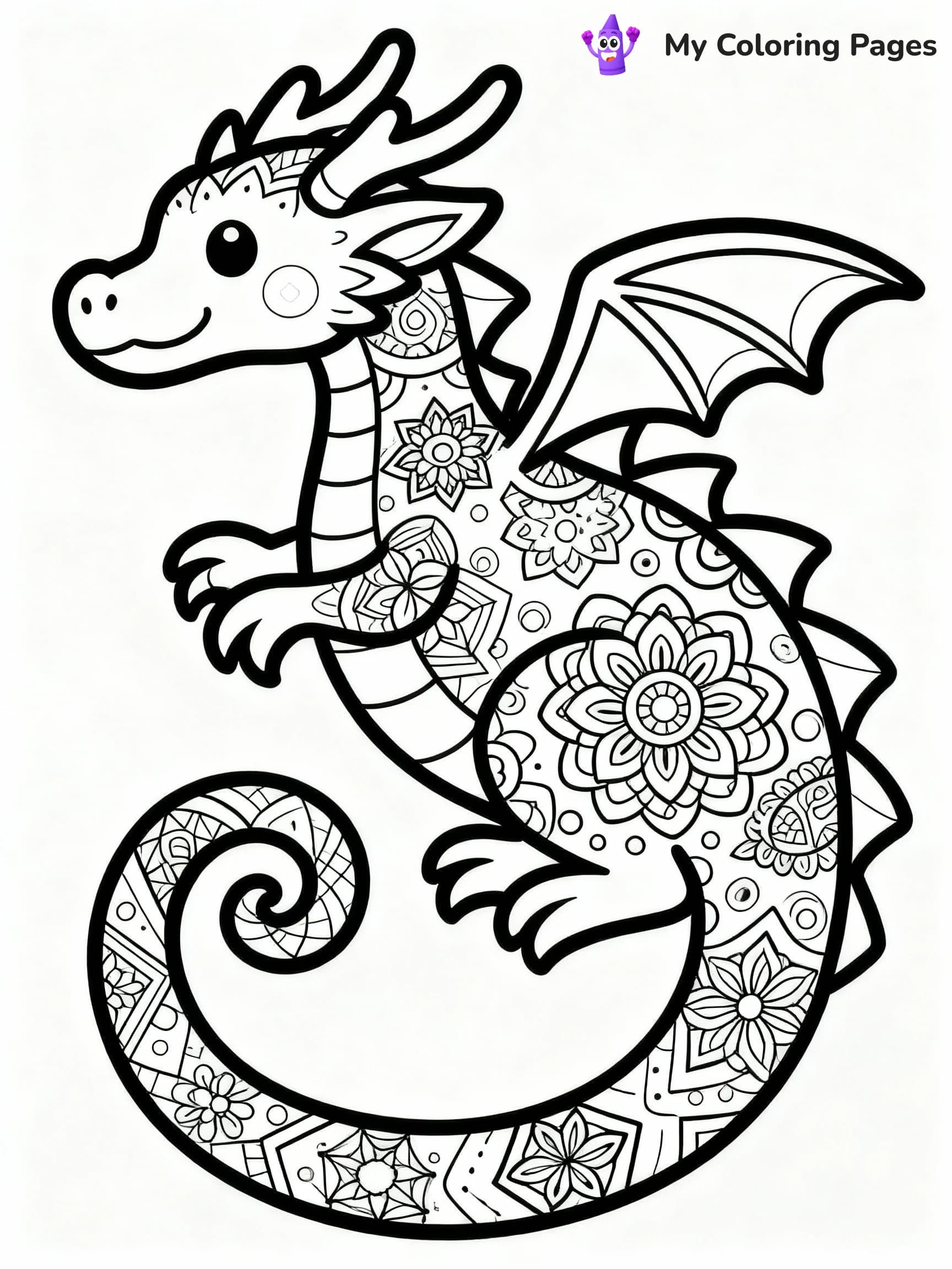 Dragon Coloring Pages - 20