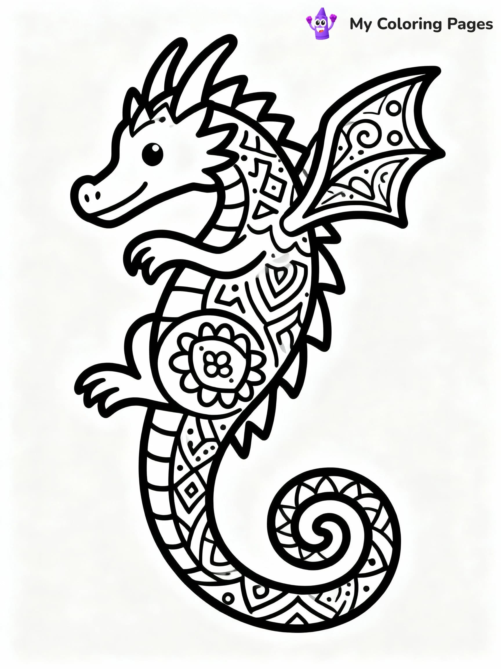 Dragon Coloring Pages - 17