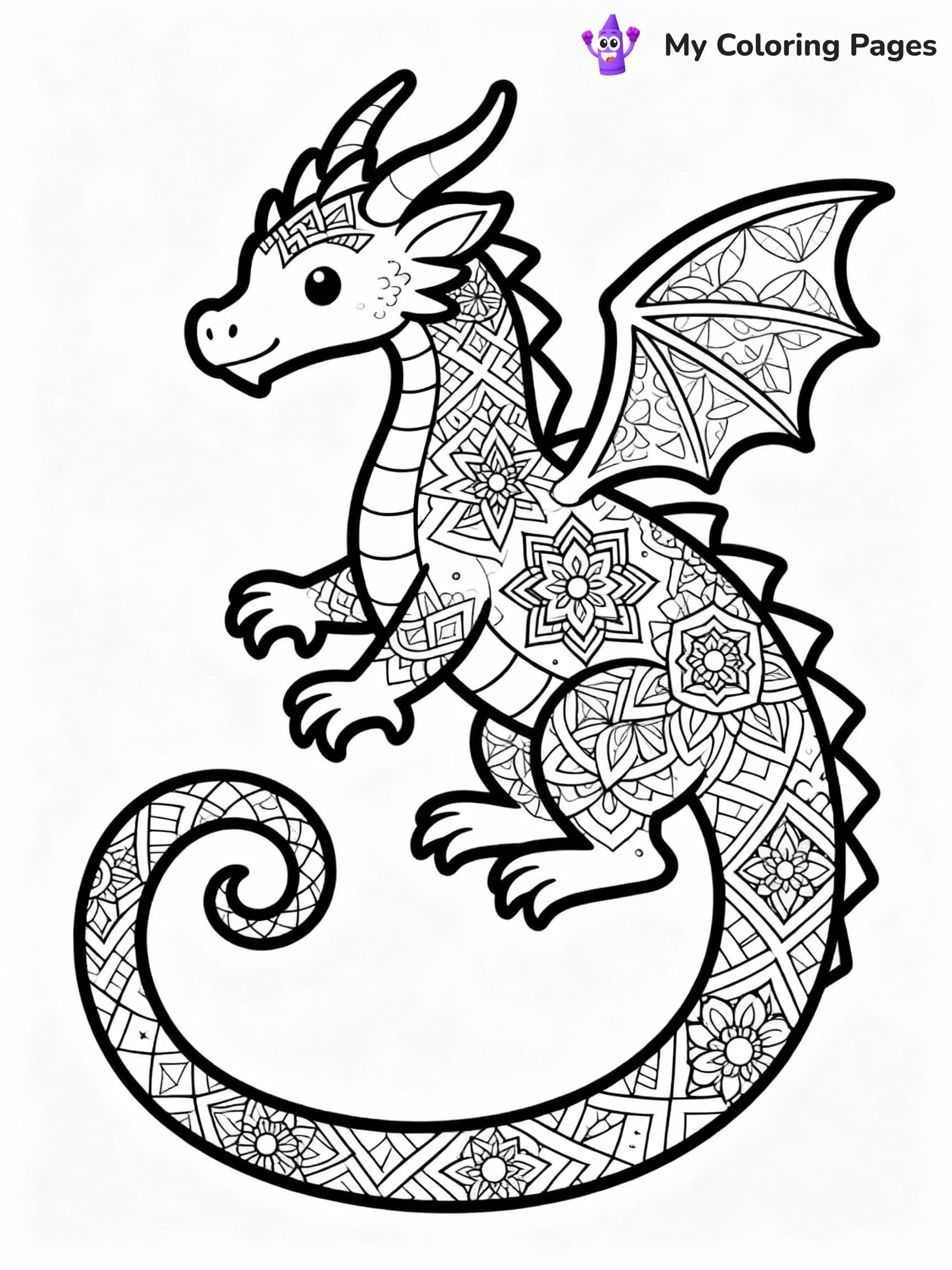 Dragon Coloring Pages - 15