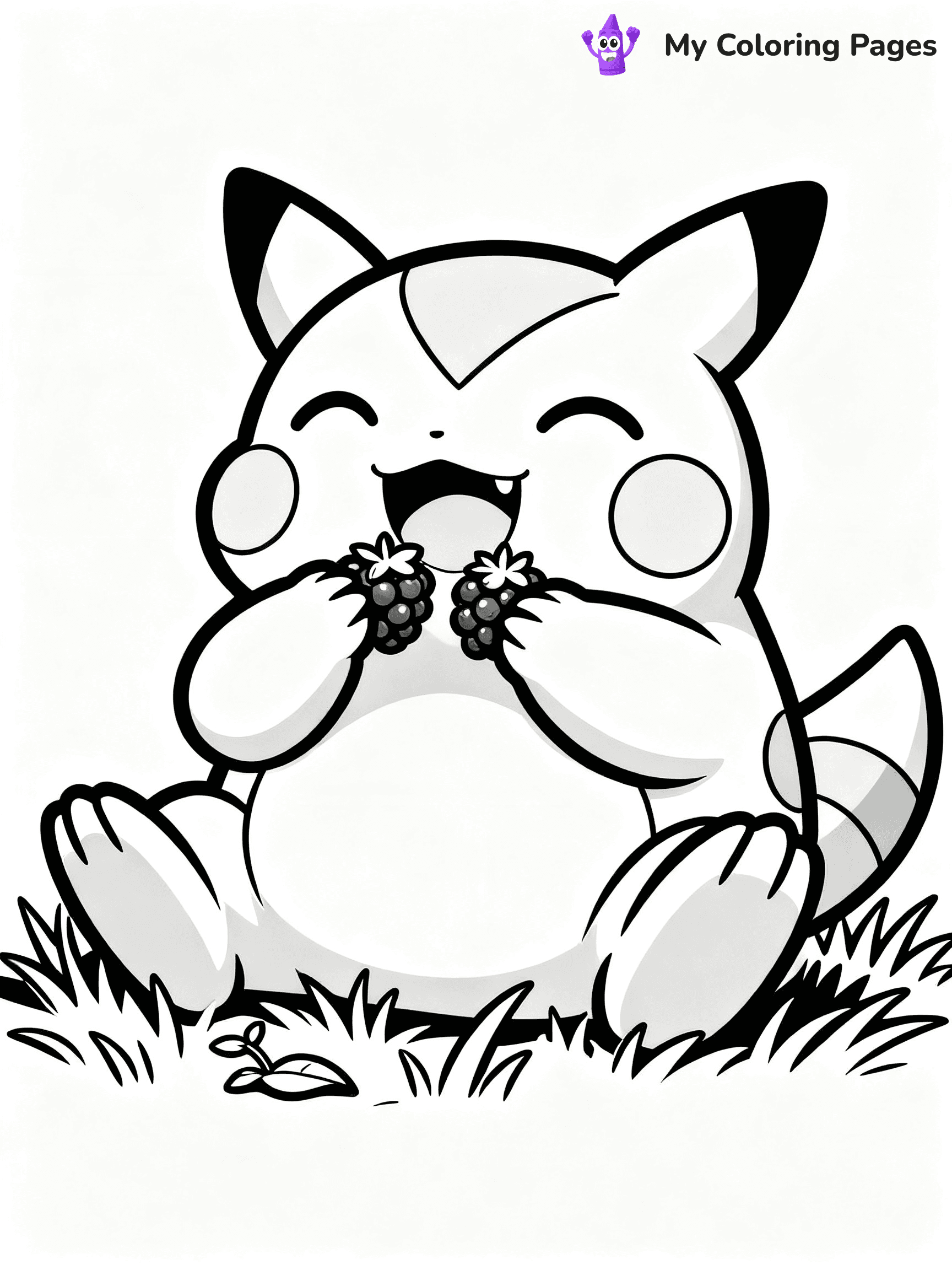 Snorlax Coloring Pages - 25