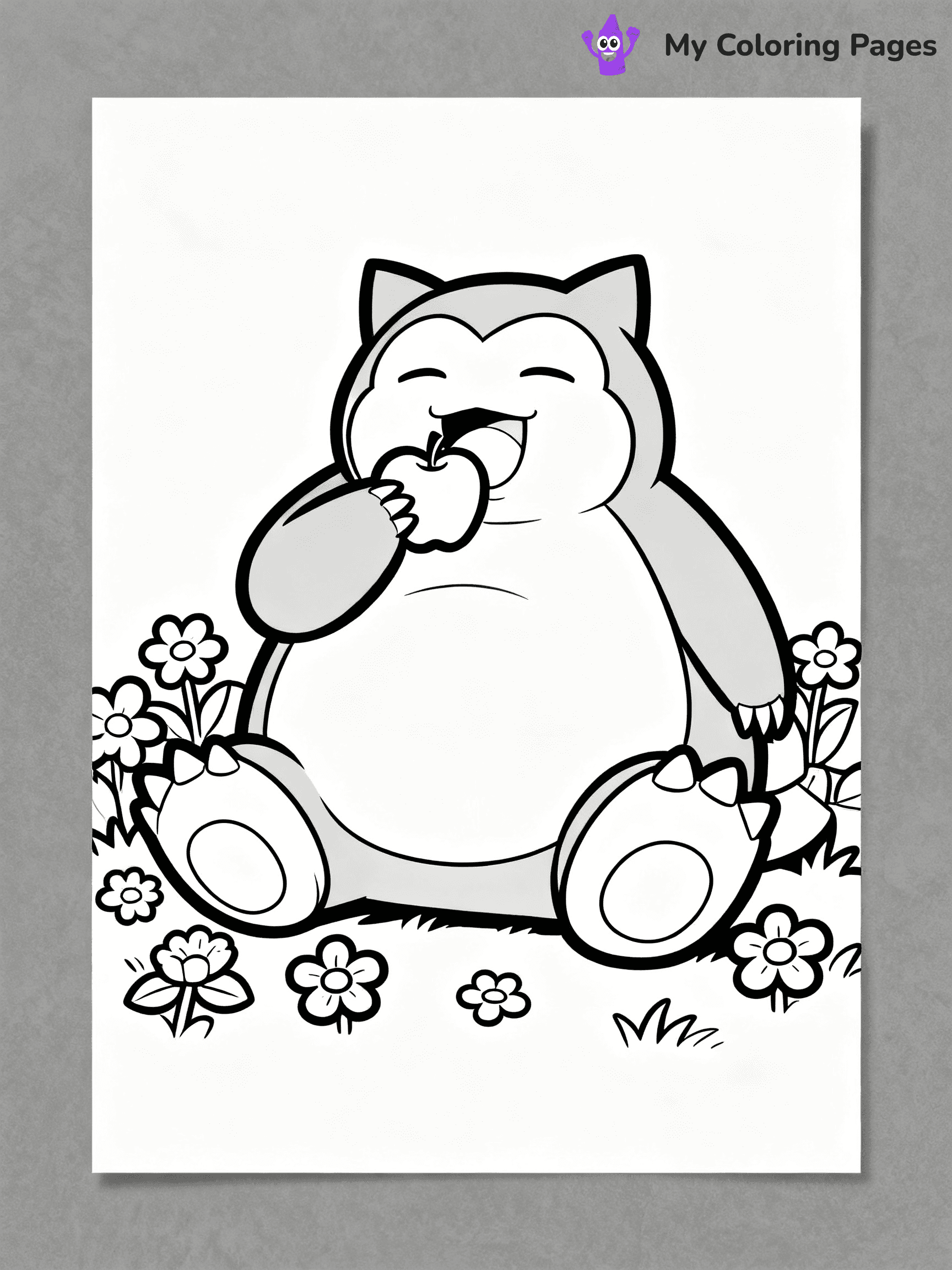 Snorlax Coloring Pages - 5