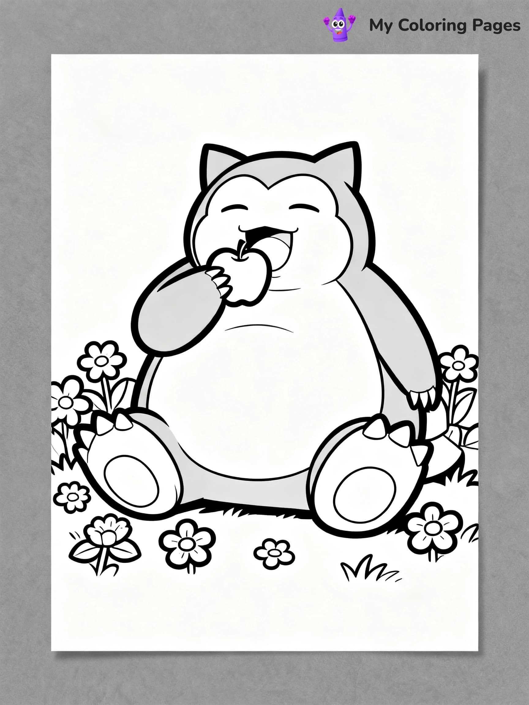 Snorlax Coloring Pages - 5