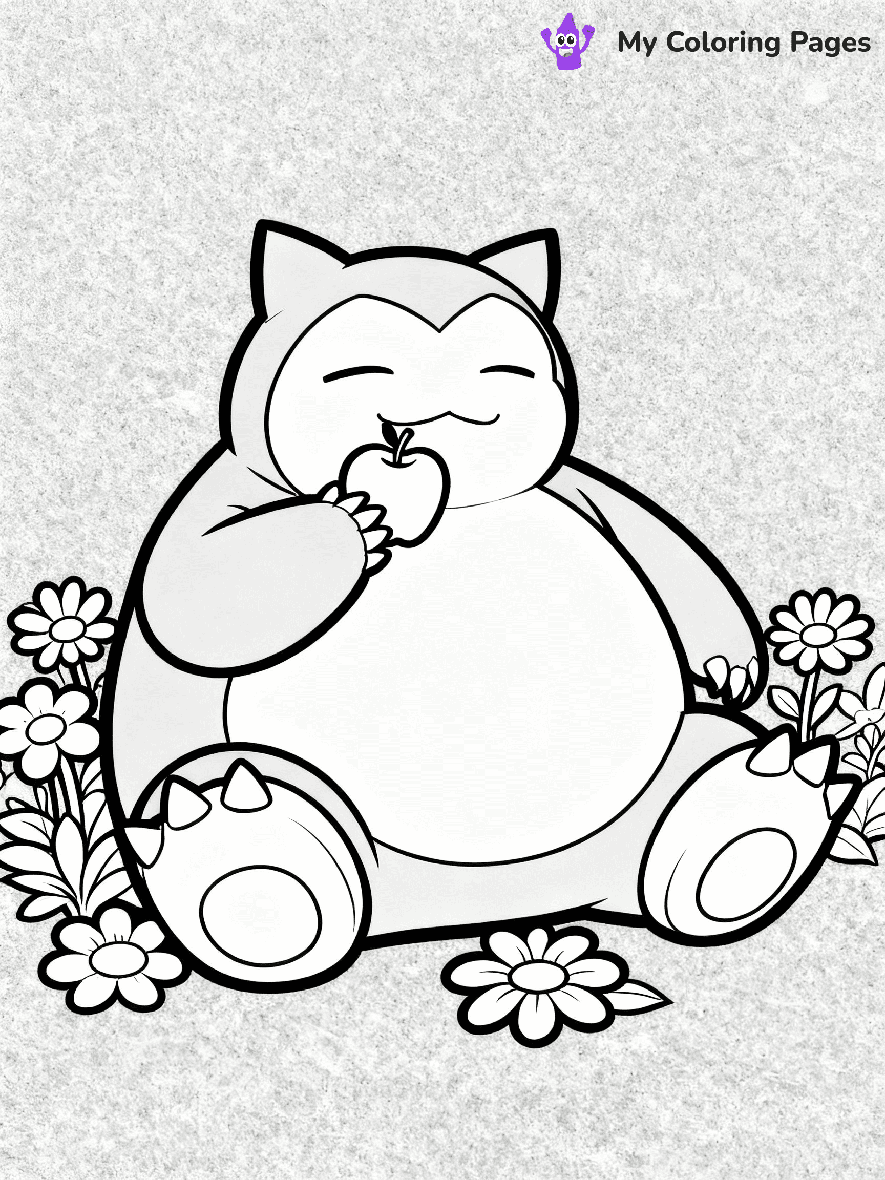 Snorlax Coloring Pages - 3