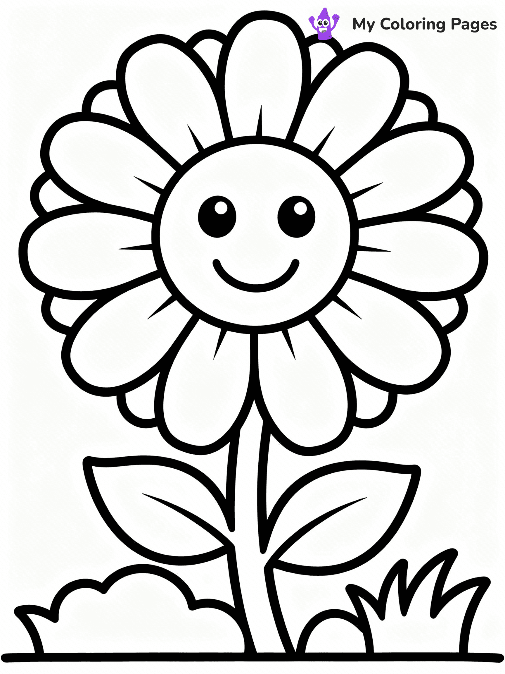 Sunflower Coloring Pages - 63