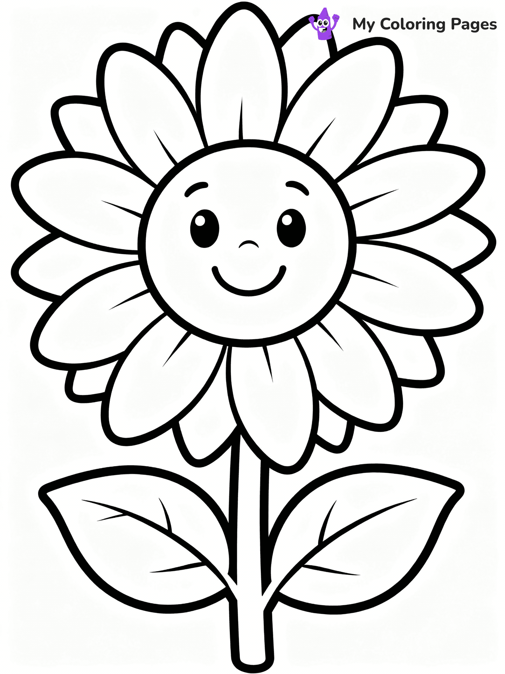 Sunflower Coloring Pages - 58