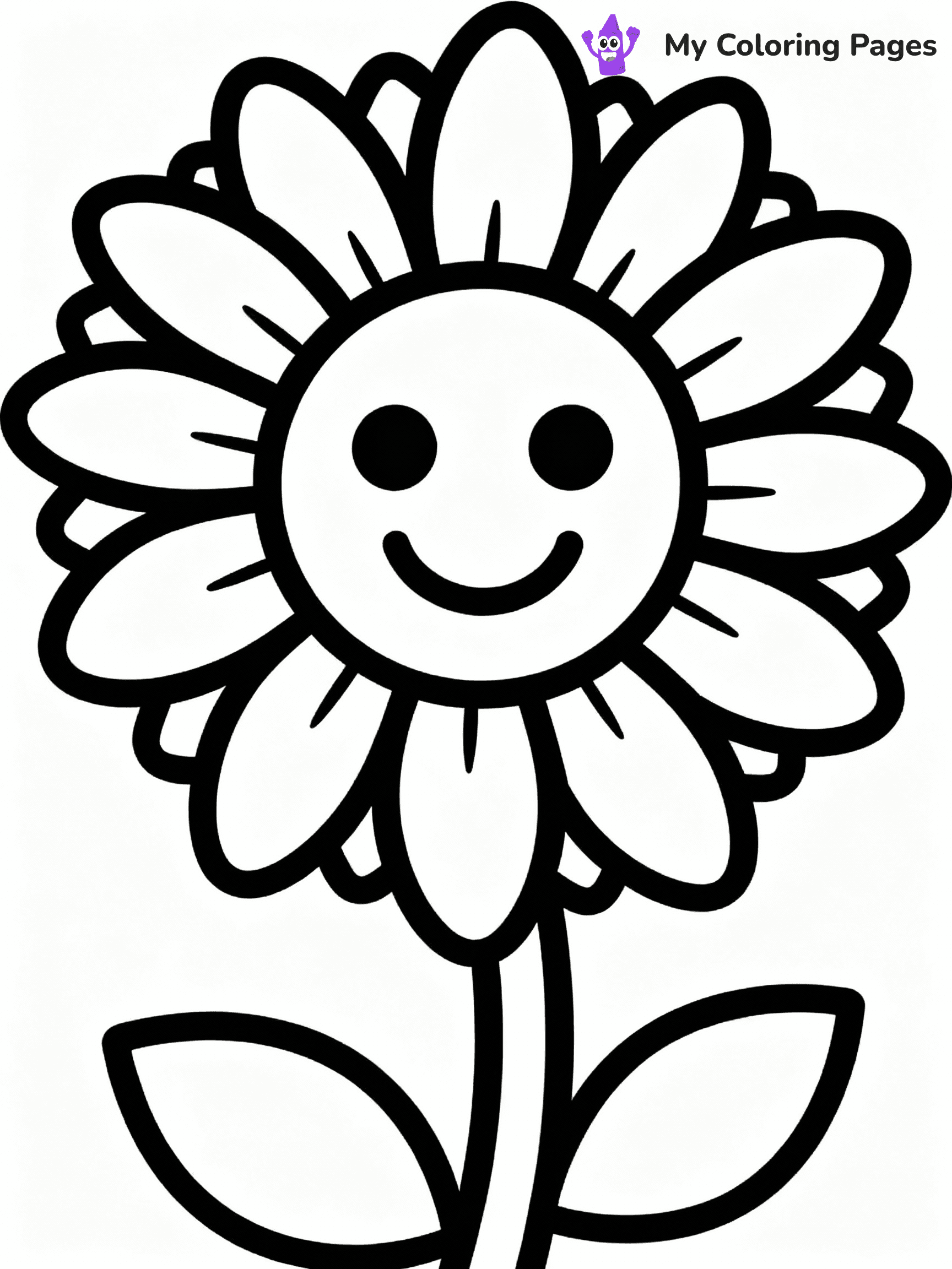 Sunflower Coloring Pages - 55