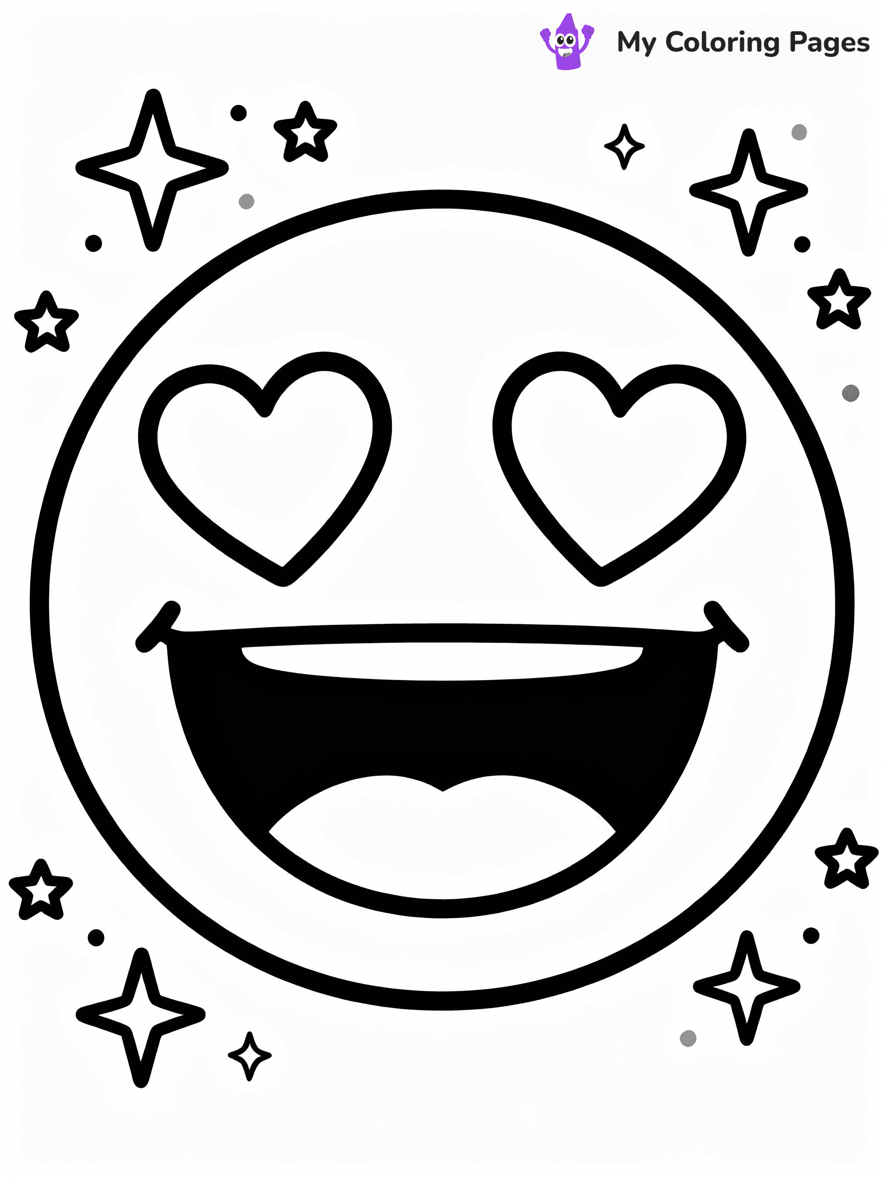 Smiley Face Coloring Pages - 27