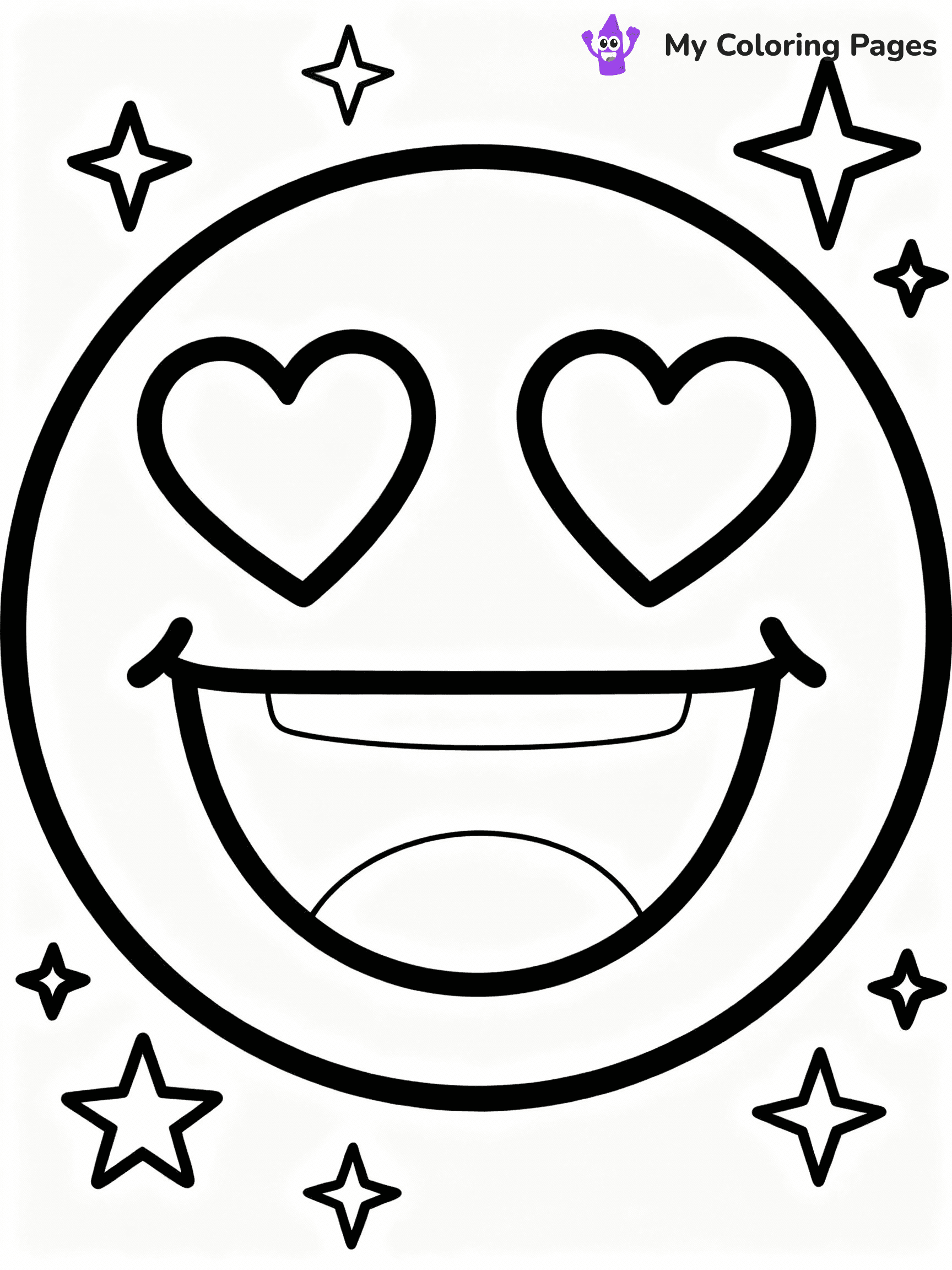 Smiley Face Coloring Pages - 23