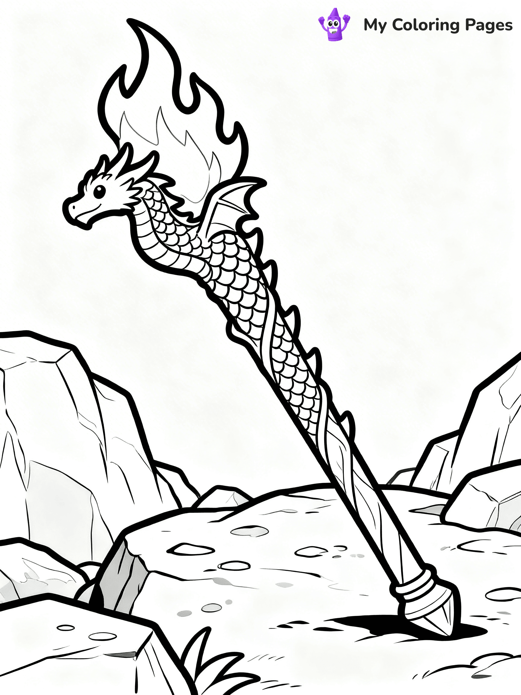 Magic Wand Coloring Pages - 31