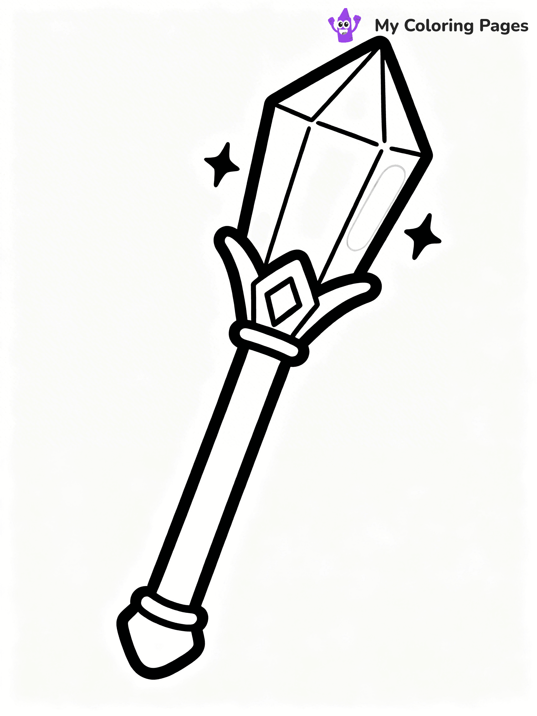 Magic Wand Coloring Pages - 16