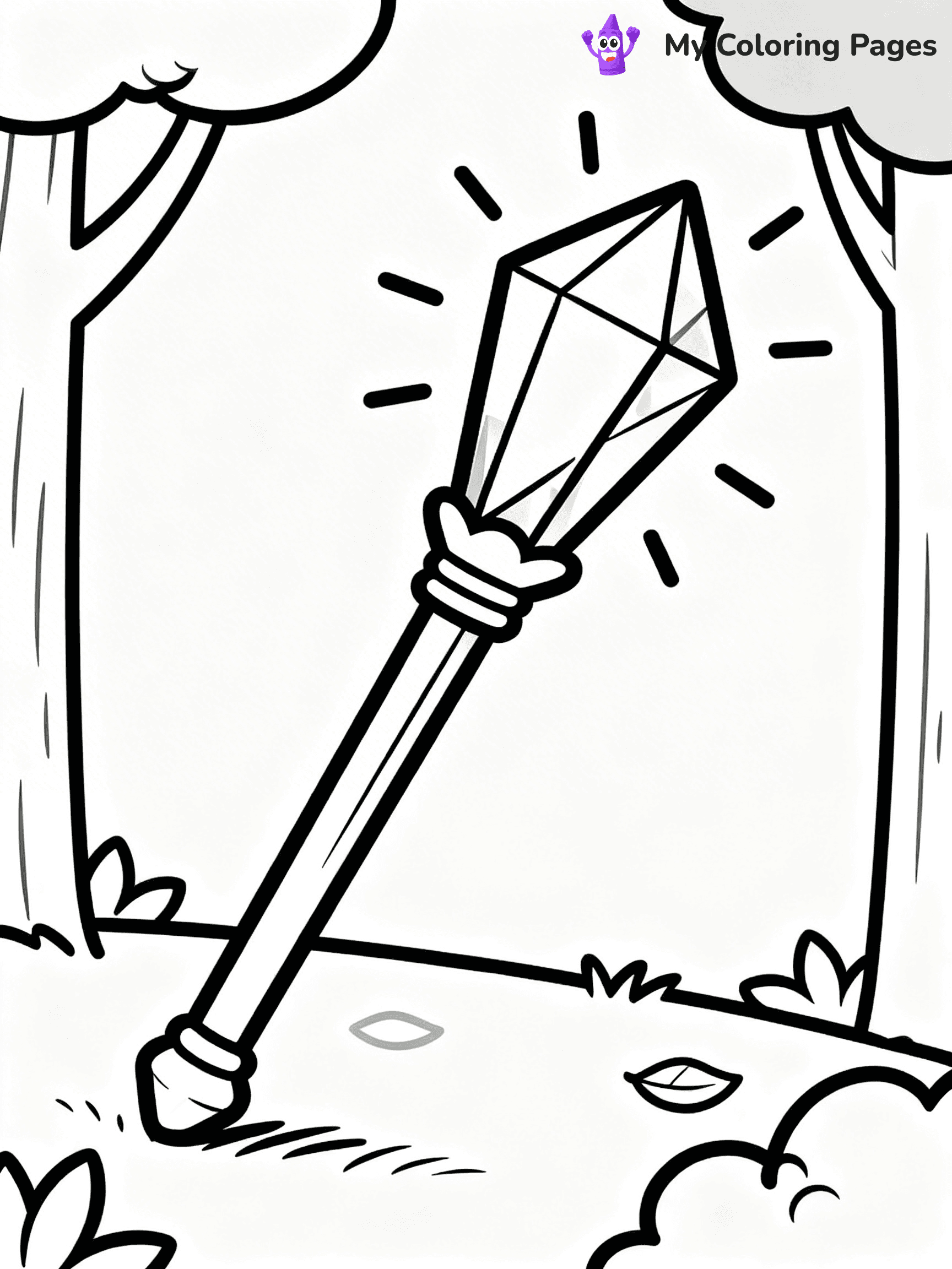 Magic Wand Coloring Pages - 14