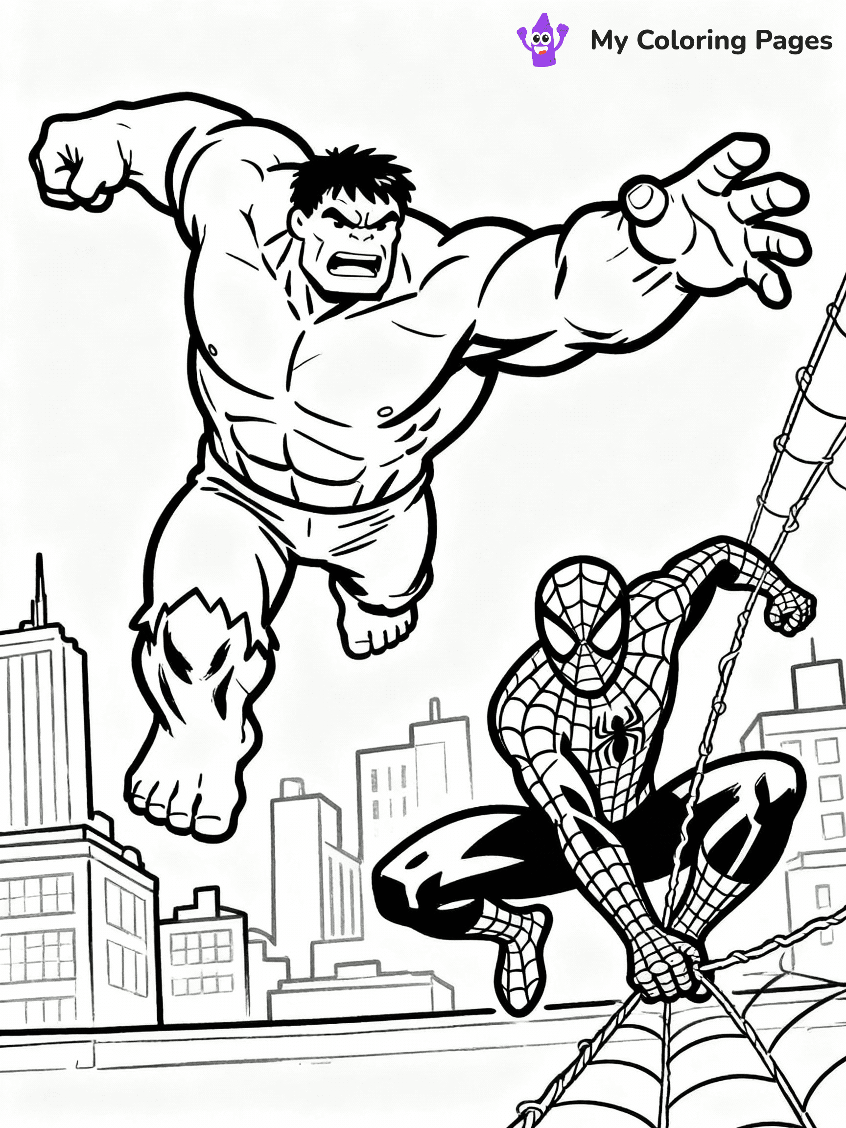 Hulk Coloring Pages - 1