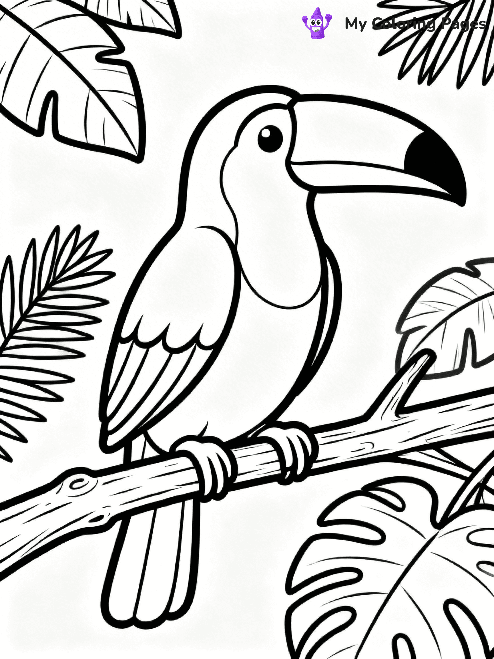 Toucan Coloring Pages - 34