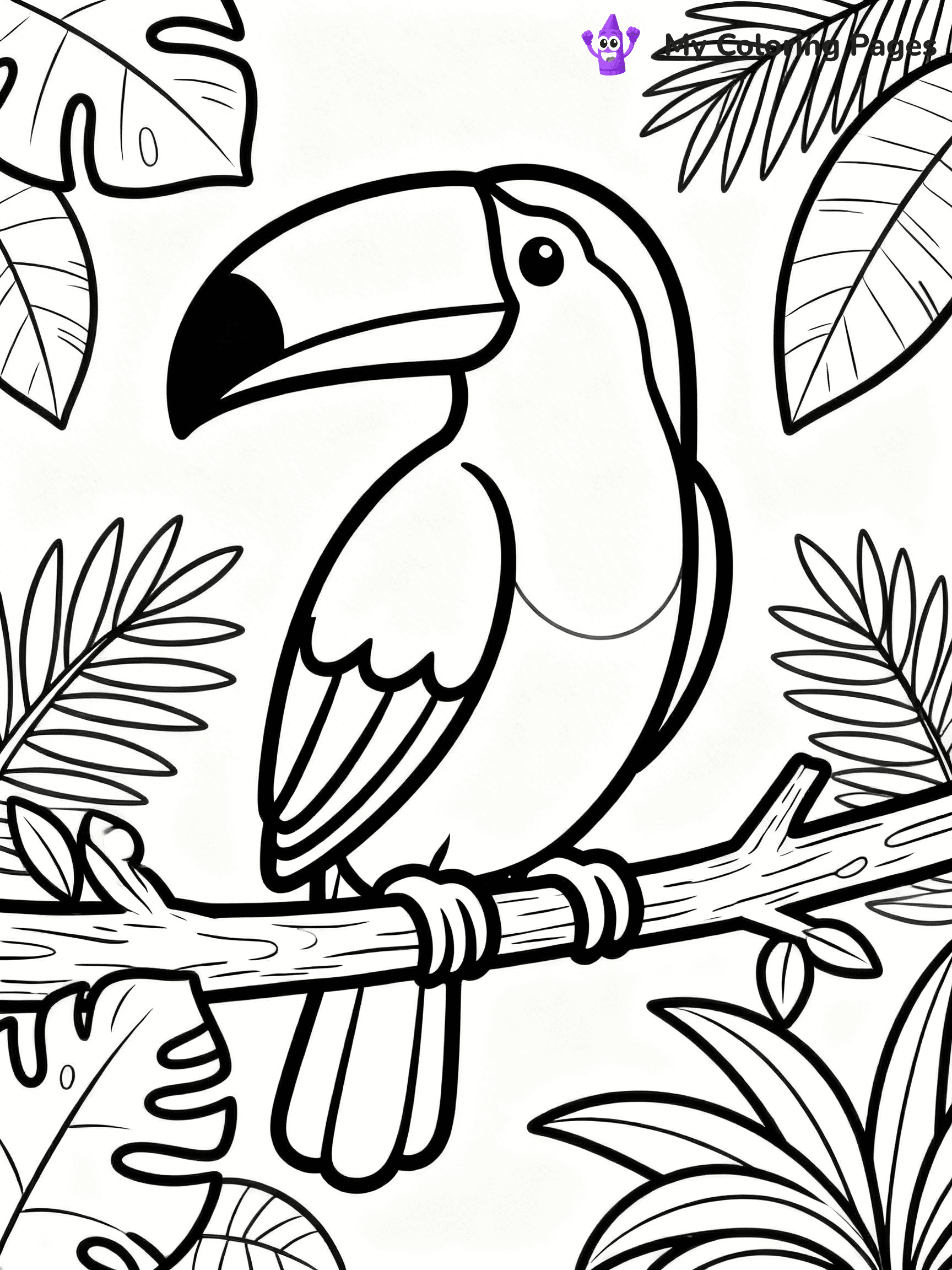 Toucan Coloring Pages - 33