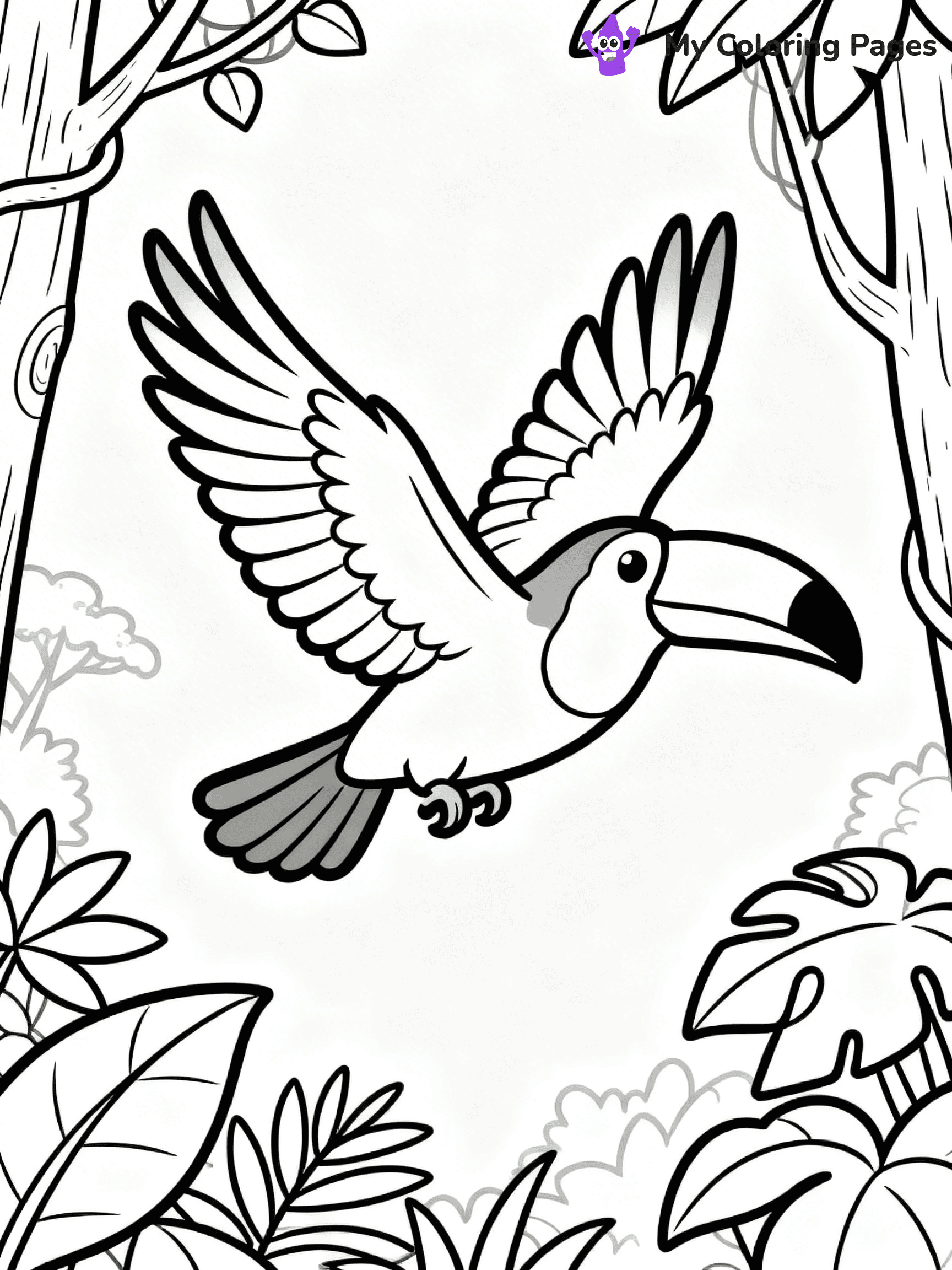 Toucan Coloring Pages - 28