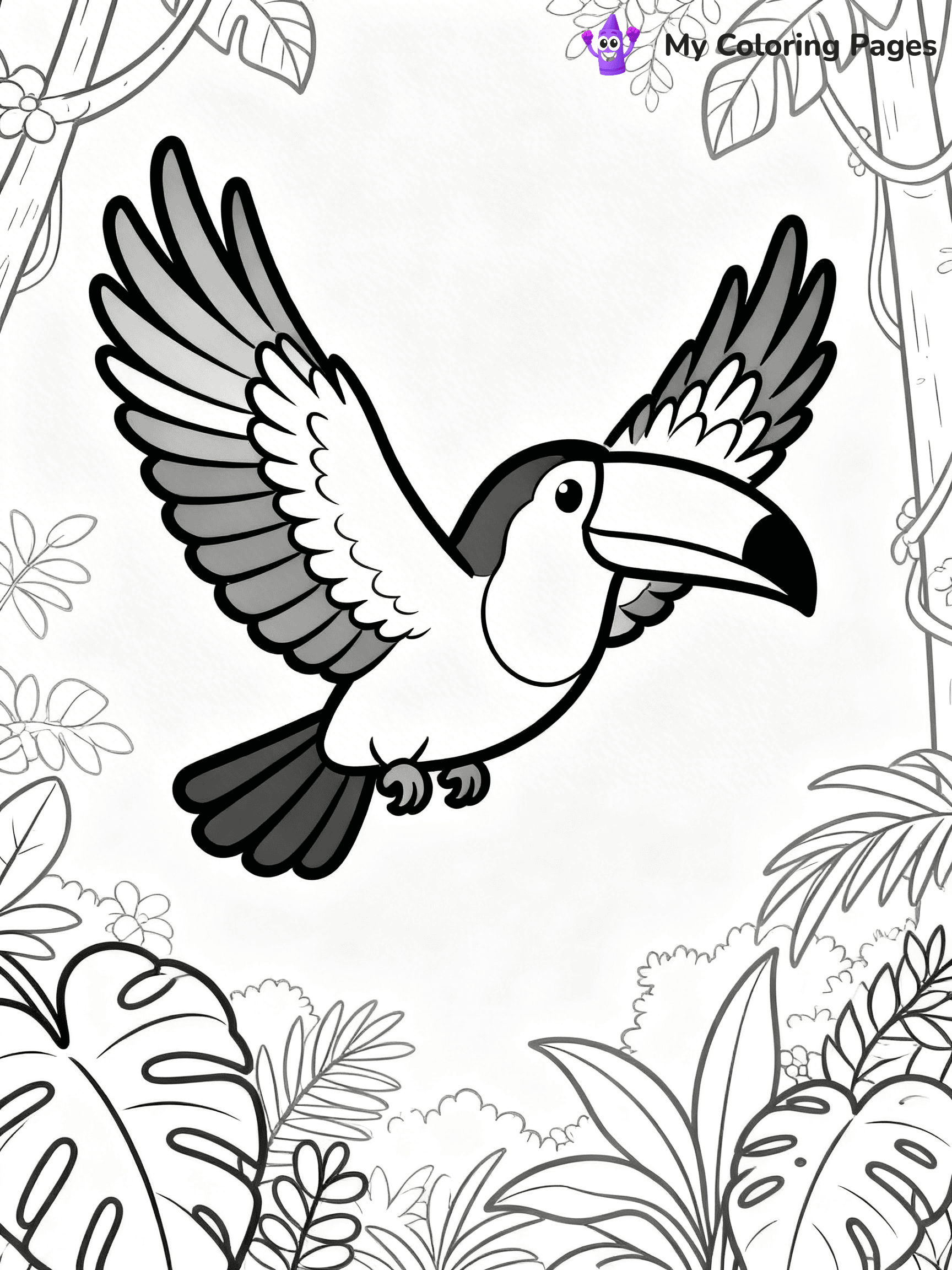 Toucan Coloring Pages - 24