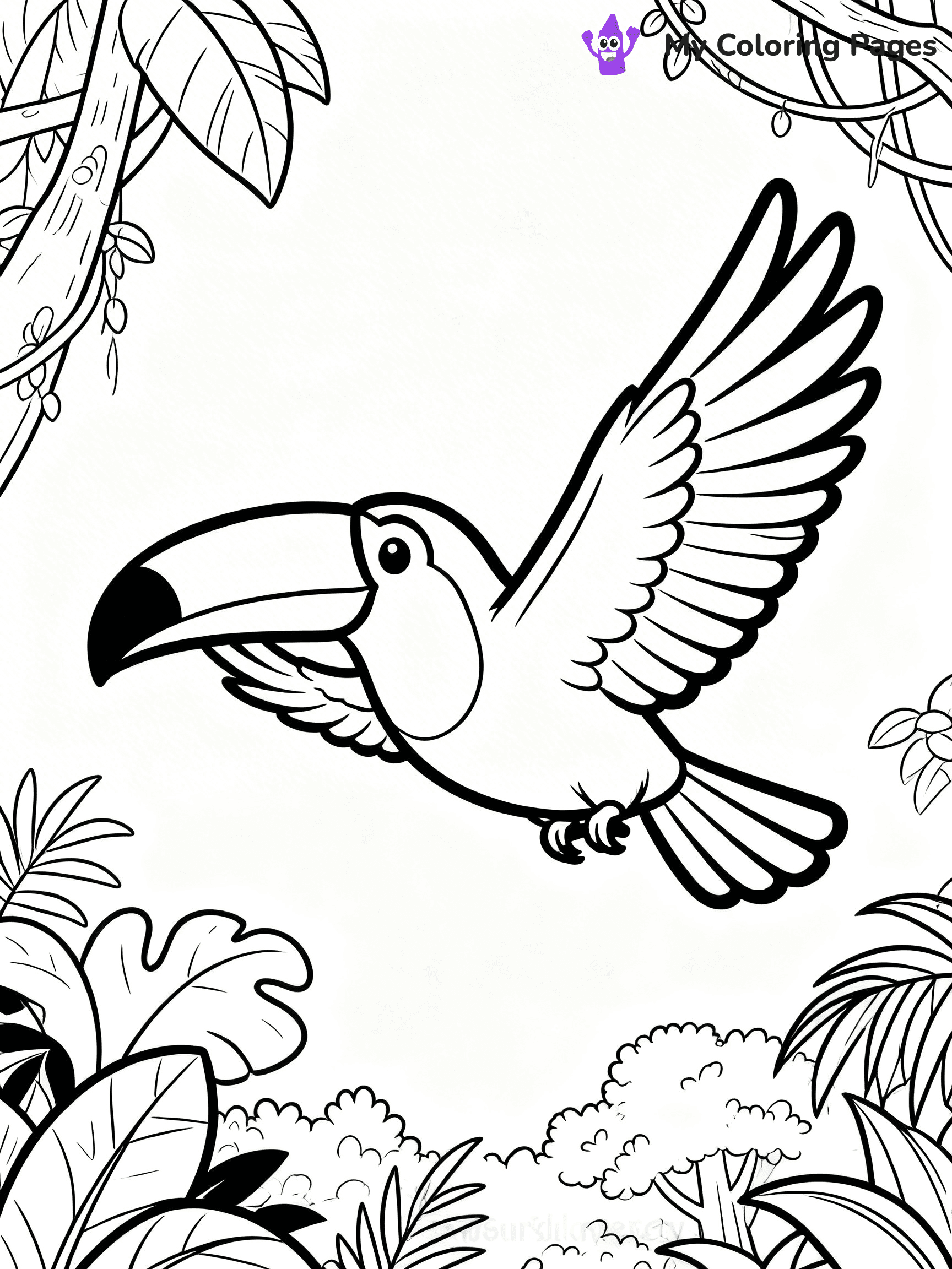 Toucan Coloring Pages - 23