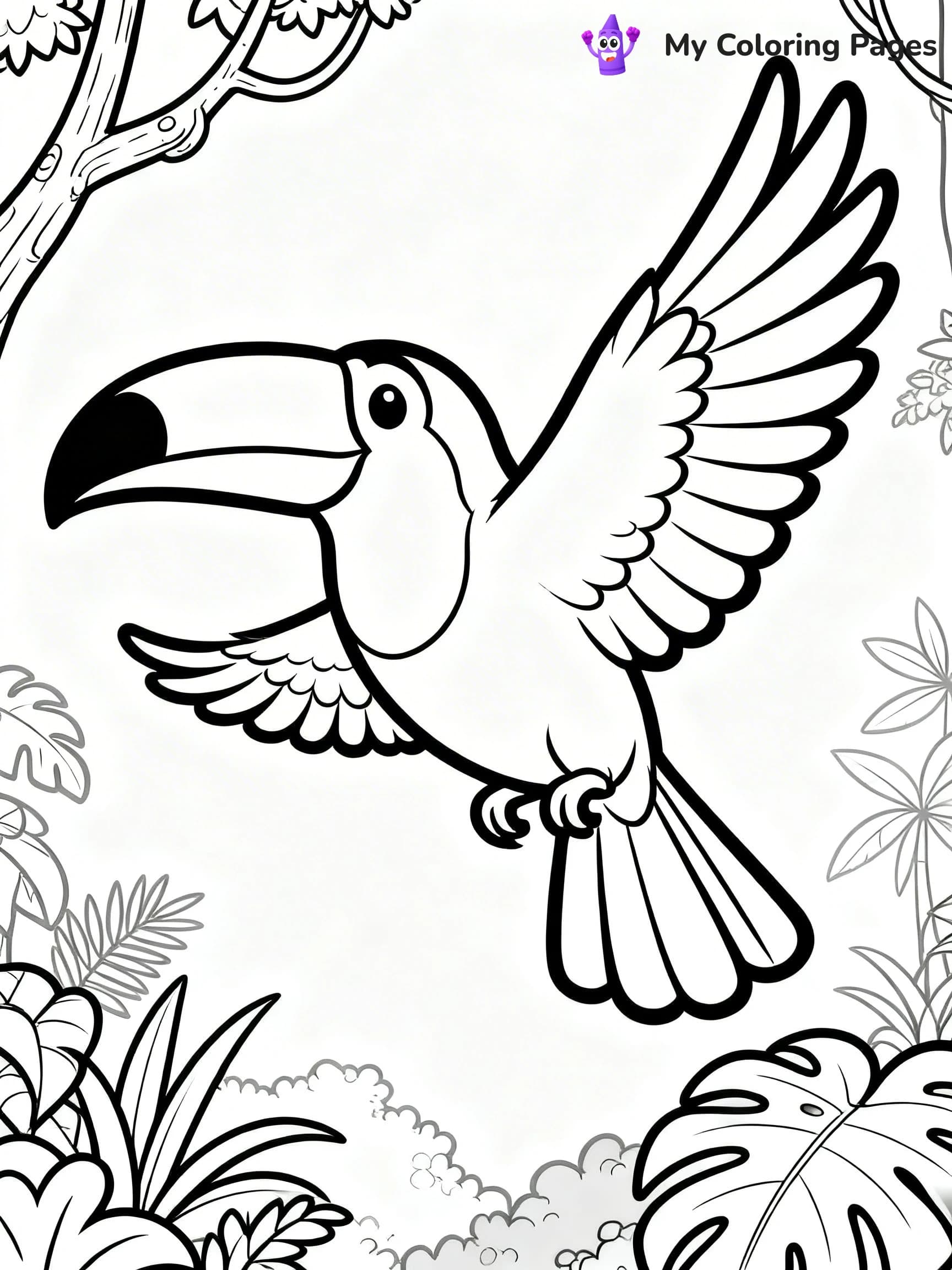 Toucan Coloring Pages - 21