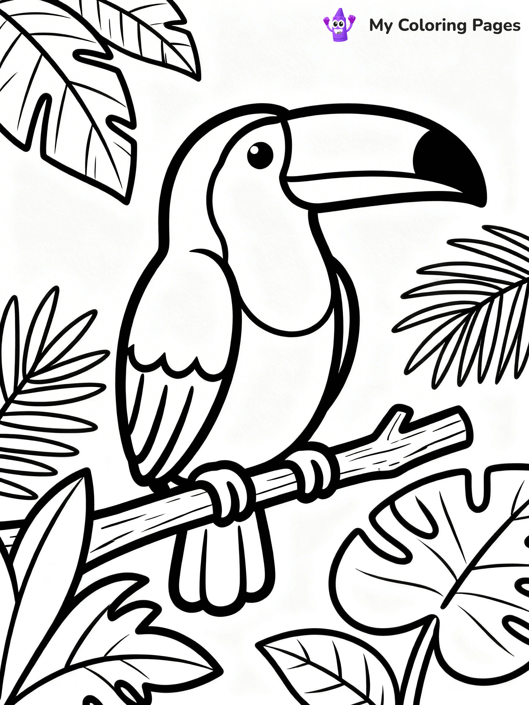 Toucan Coloring Pages - 11