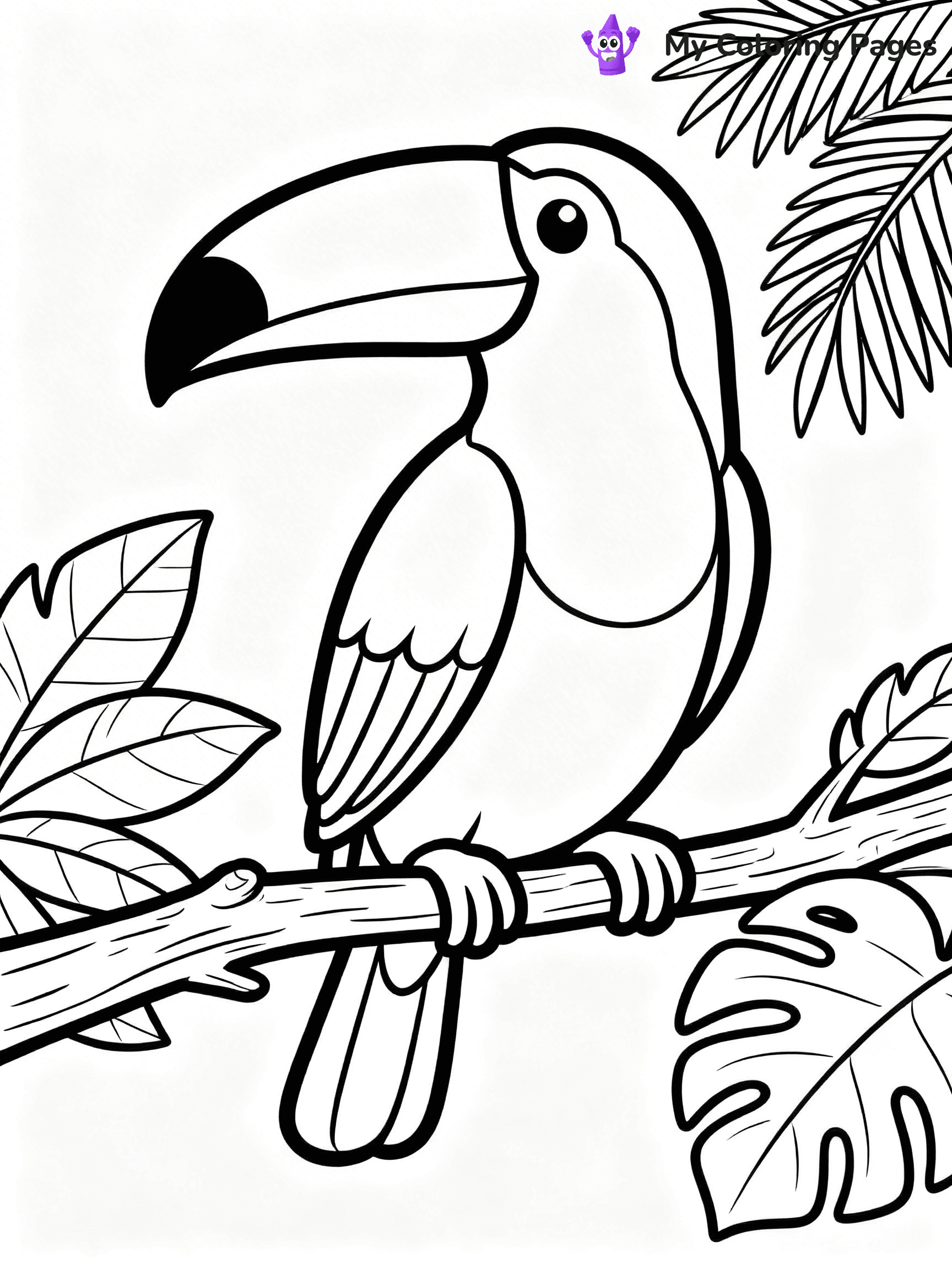 Toucan Coloring Pages - 10