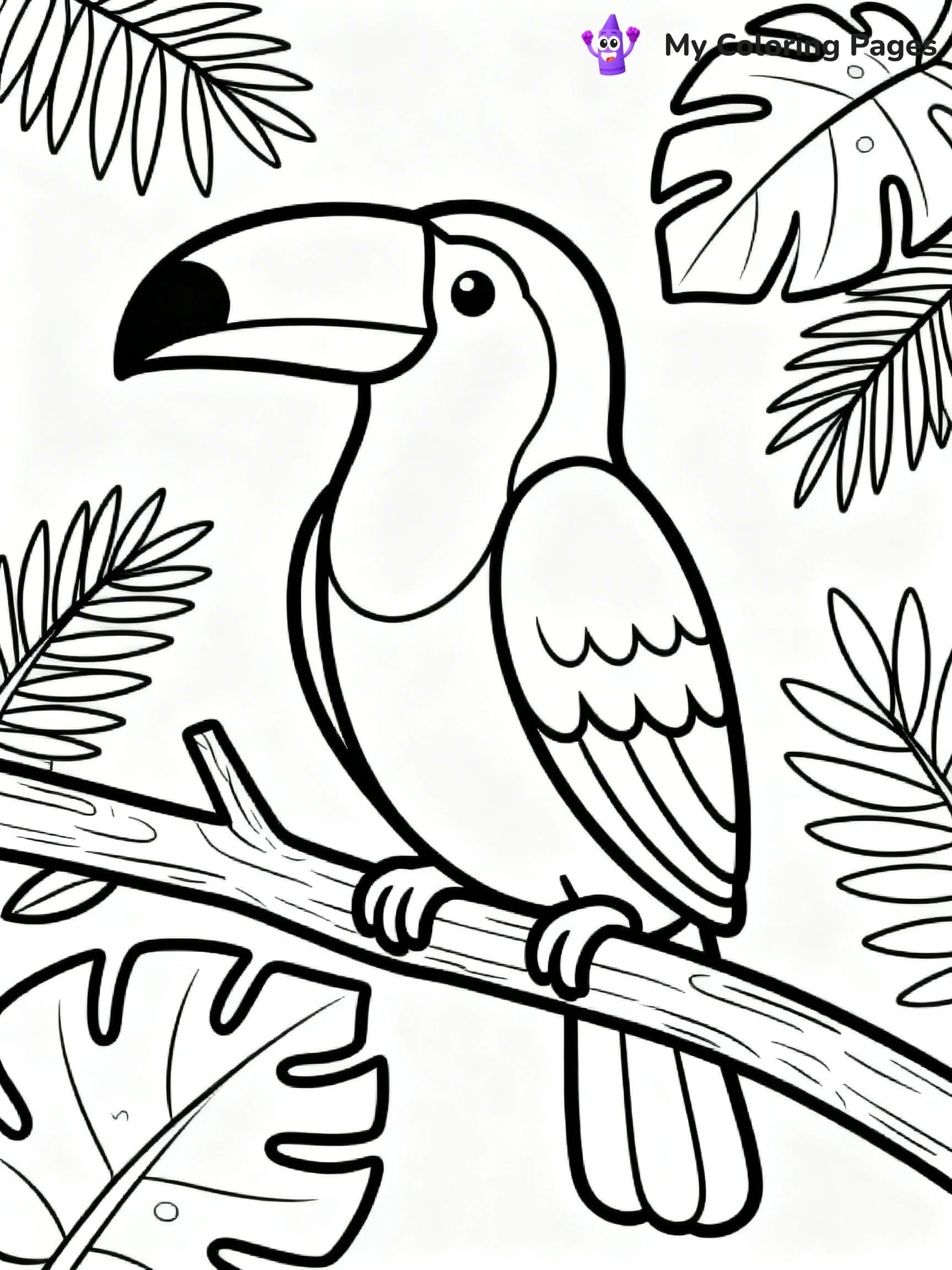 Toucan Coloring Pages - 9