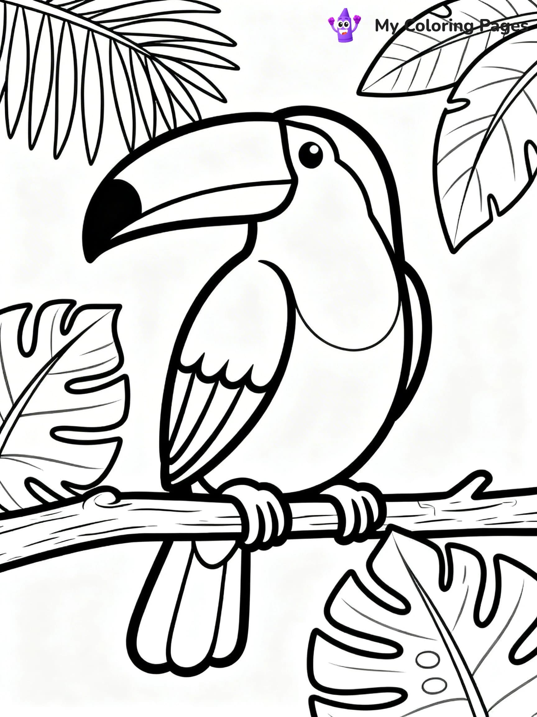 Toucan Coloring Pages - 8