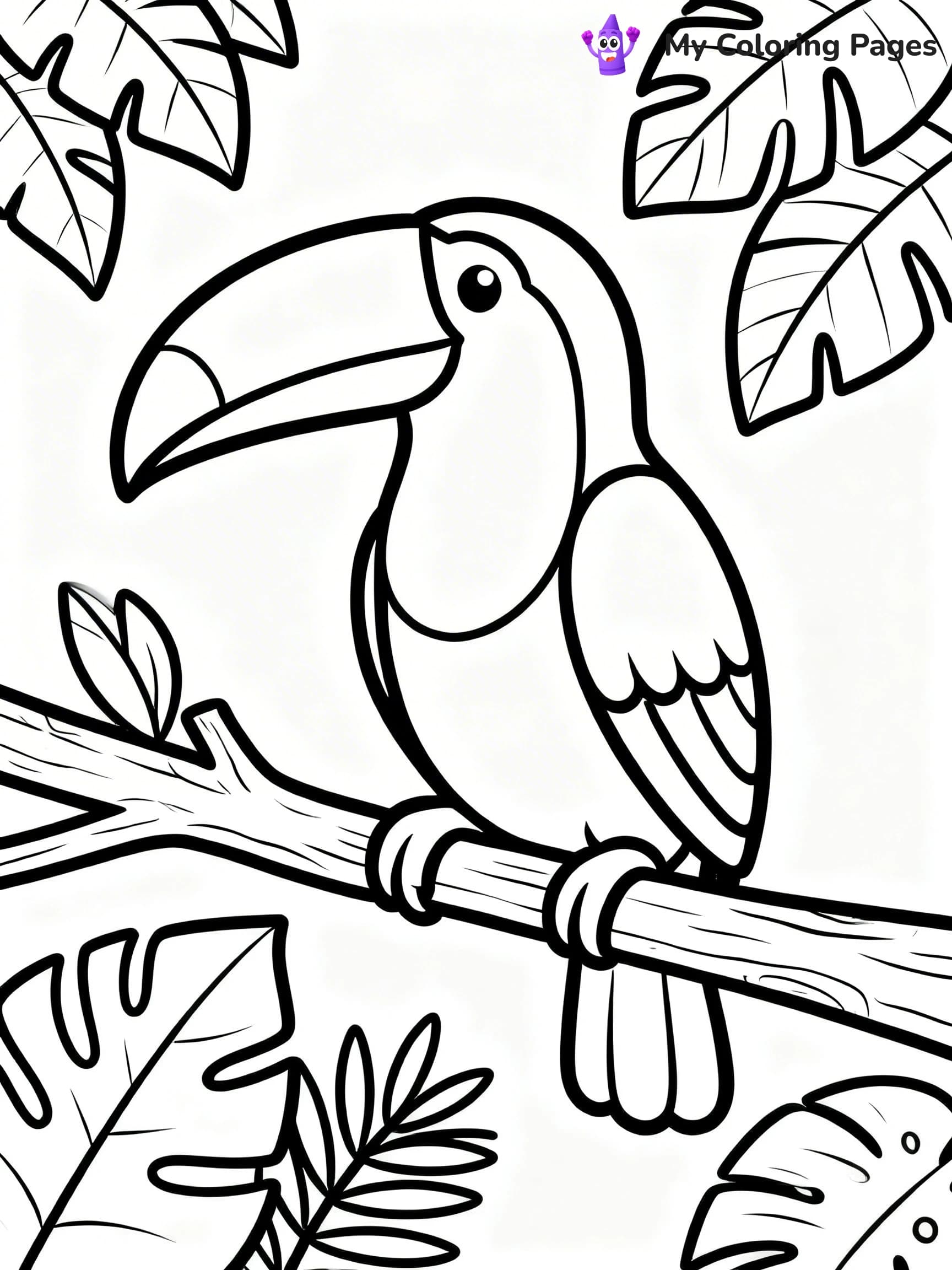 Toucan Coloring Pages - 7