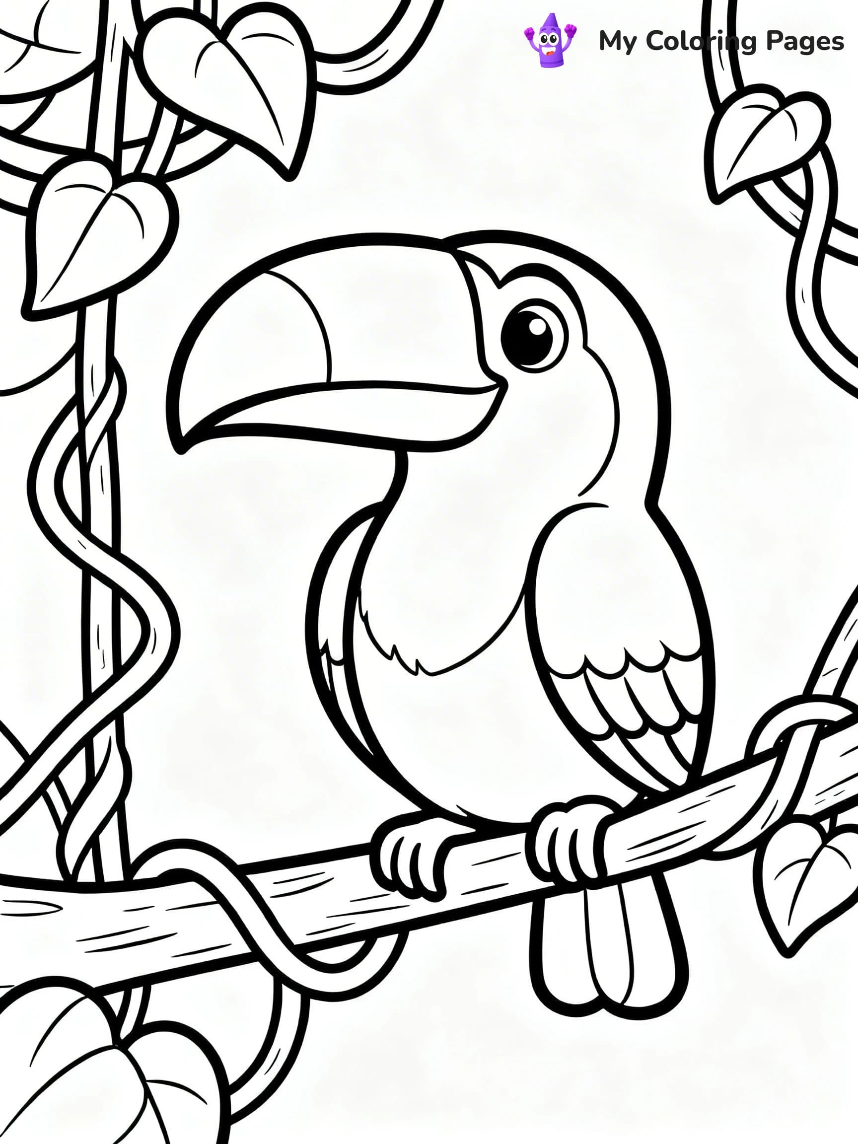 Toucan Coloring Pages - 6