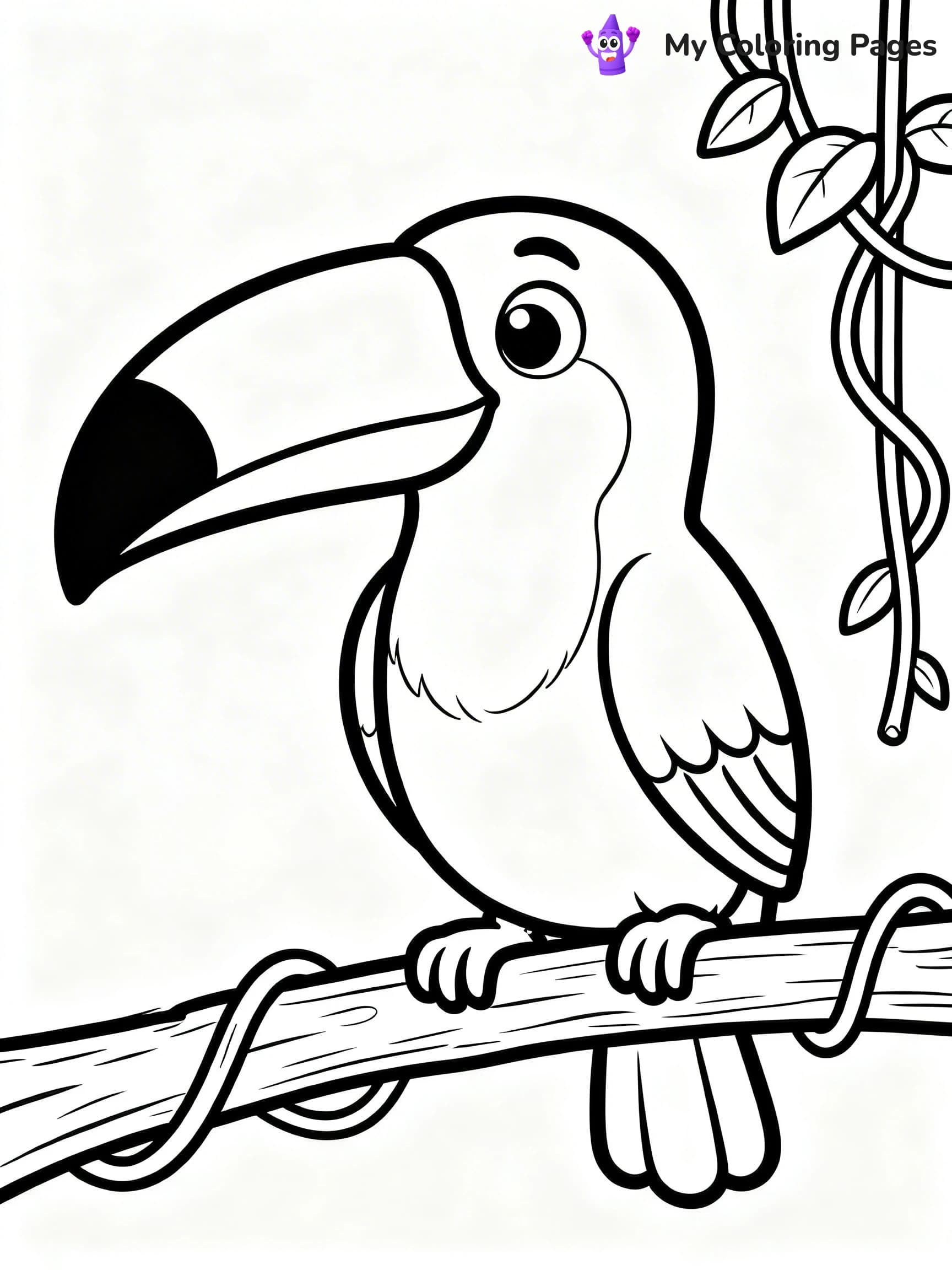 Toucan Coloring Pages - 5