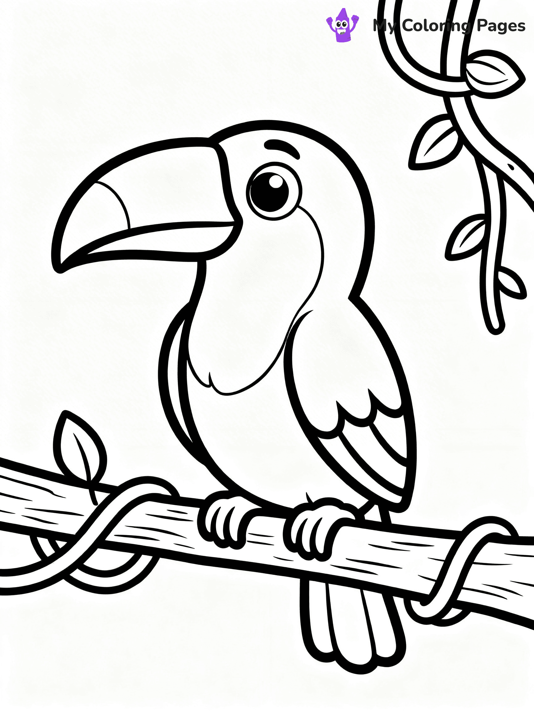 Toucan Coloring Pages - 3