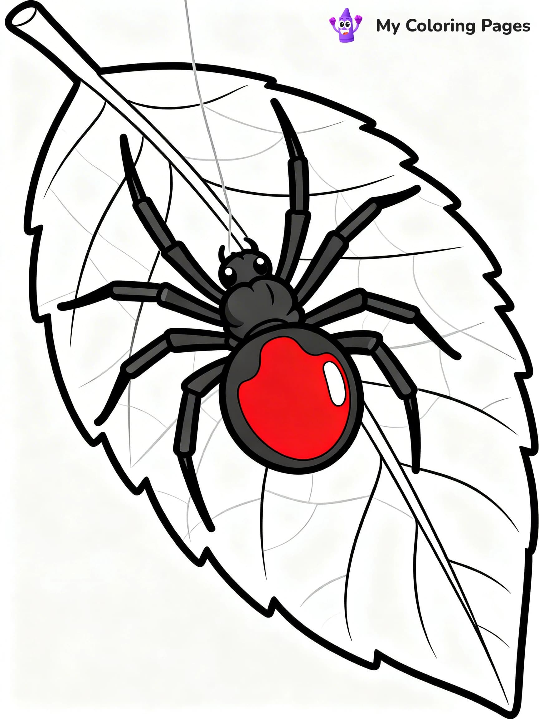 Scary Spider Coloring Pages - 21