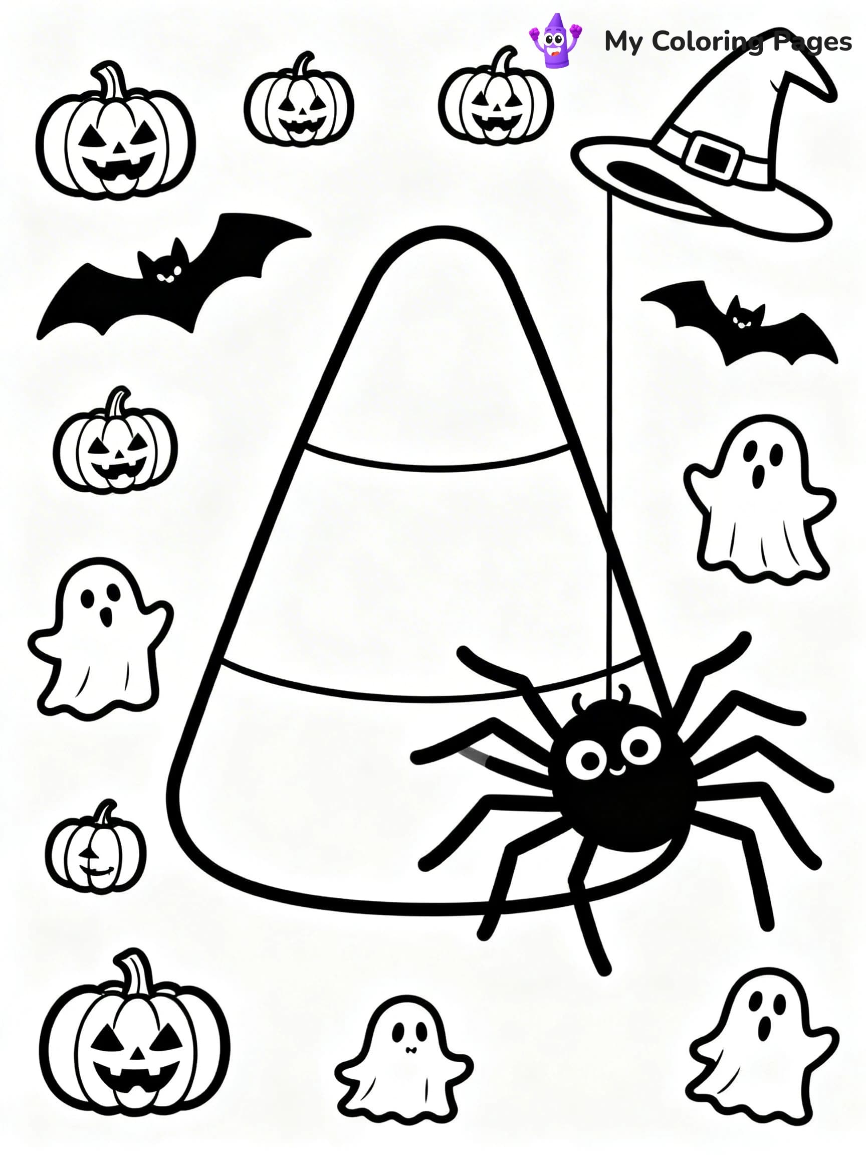 Scary Spider Coloring Pages - 20
