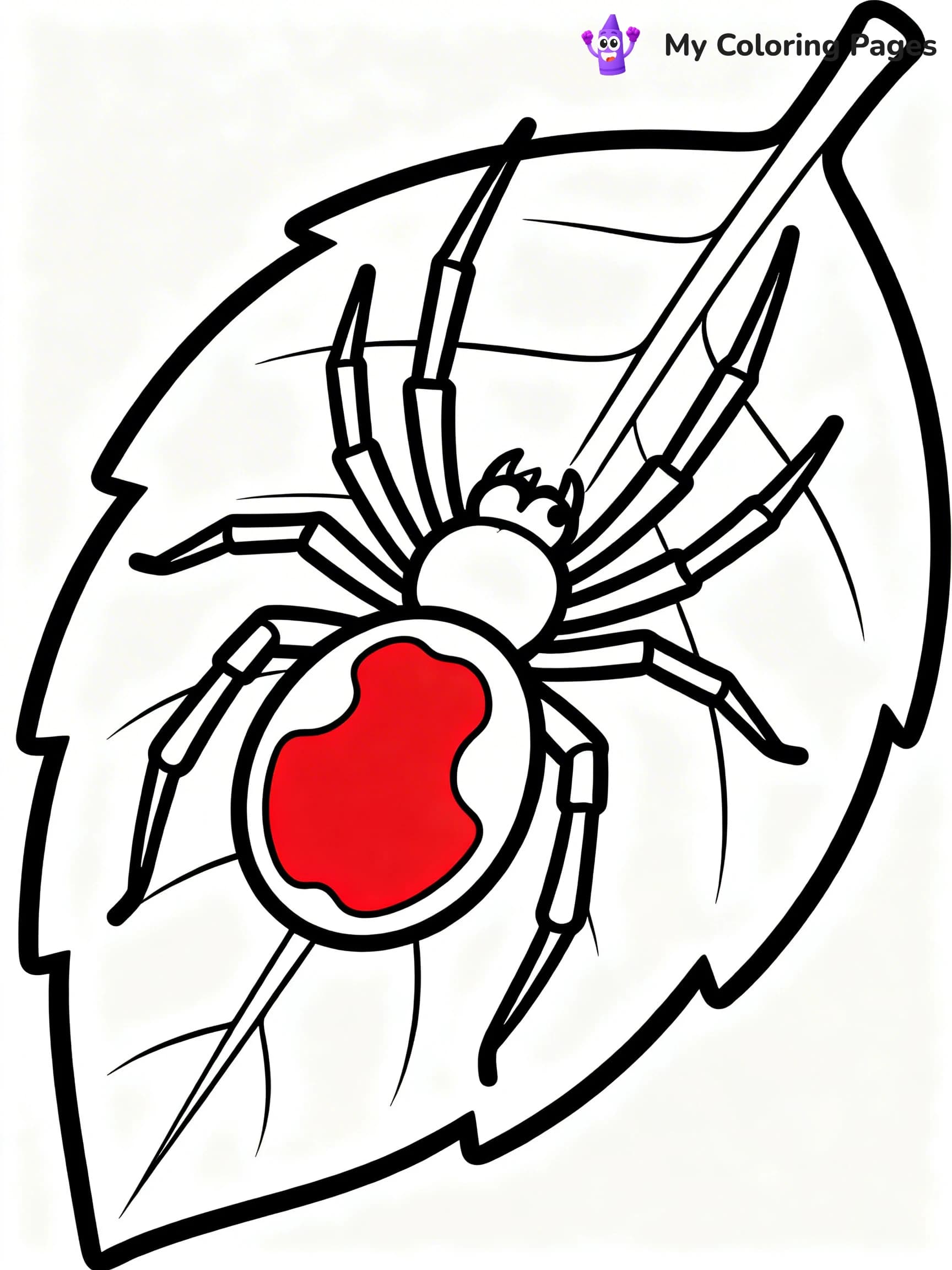 Scary Spider Coloring Pages - 19