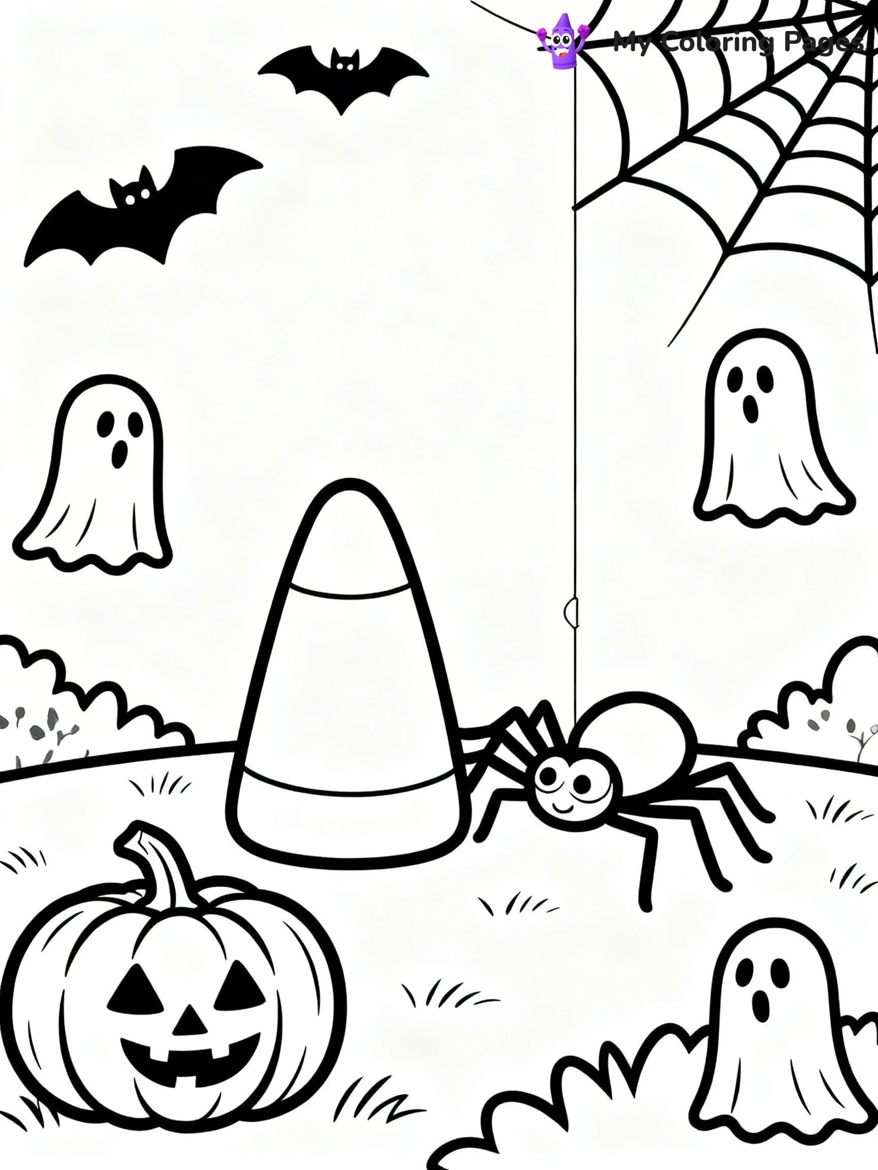 Scary Spider Coloring Pages - 18