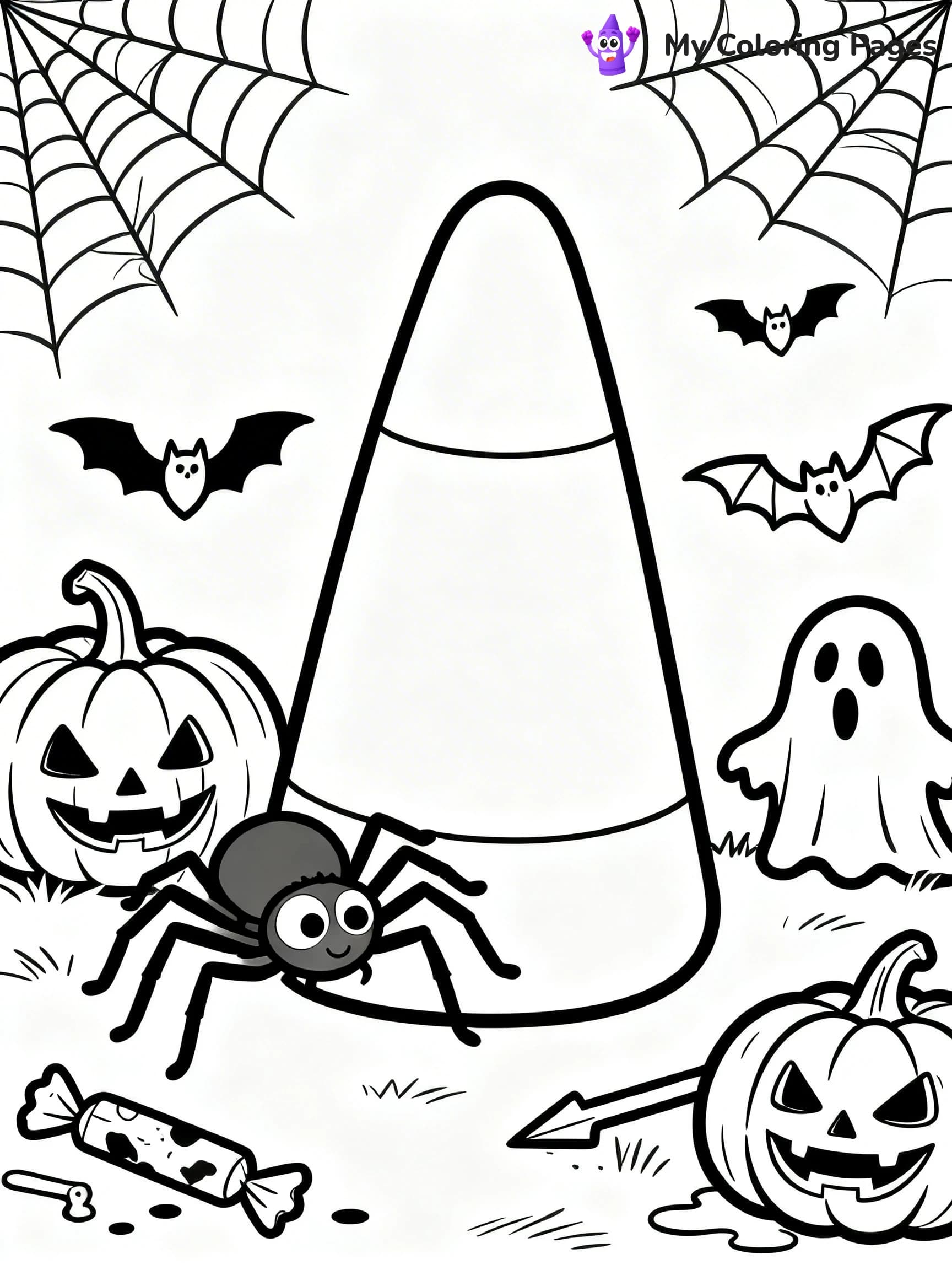 Scary Spider Coloring Pages - 16