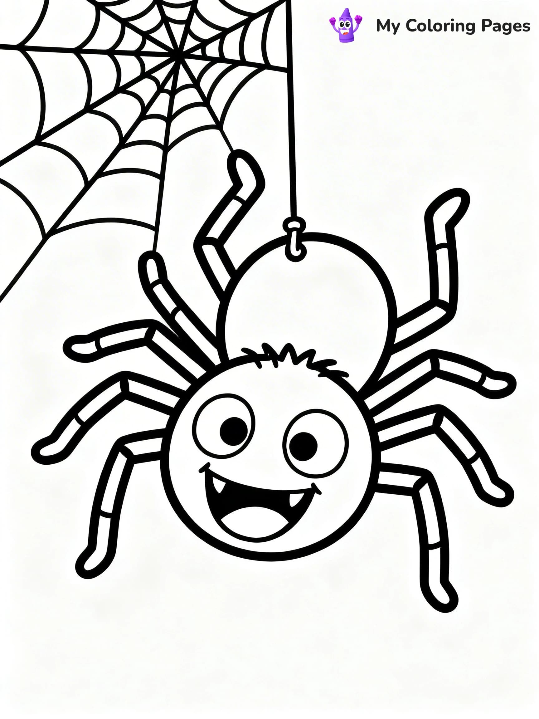 Scary Spider Coloring Pages - 7