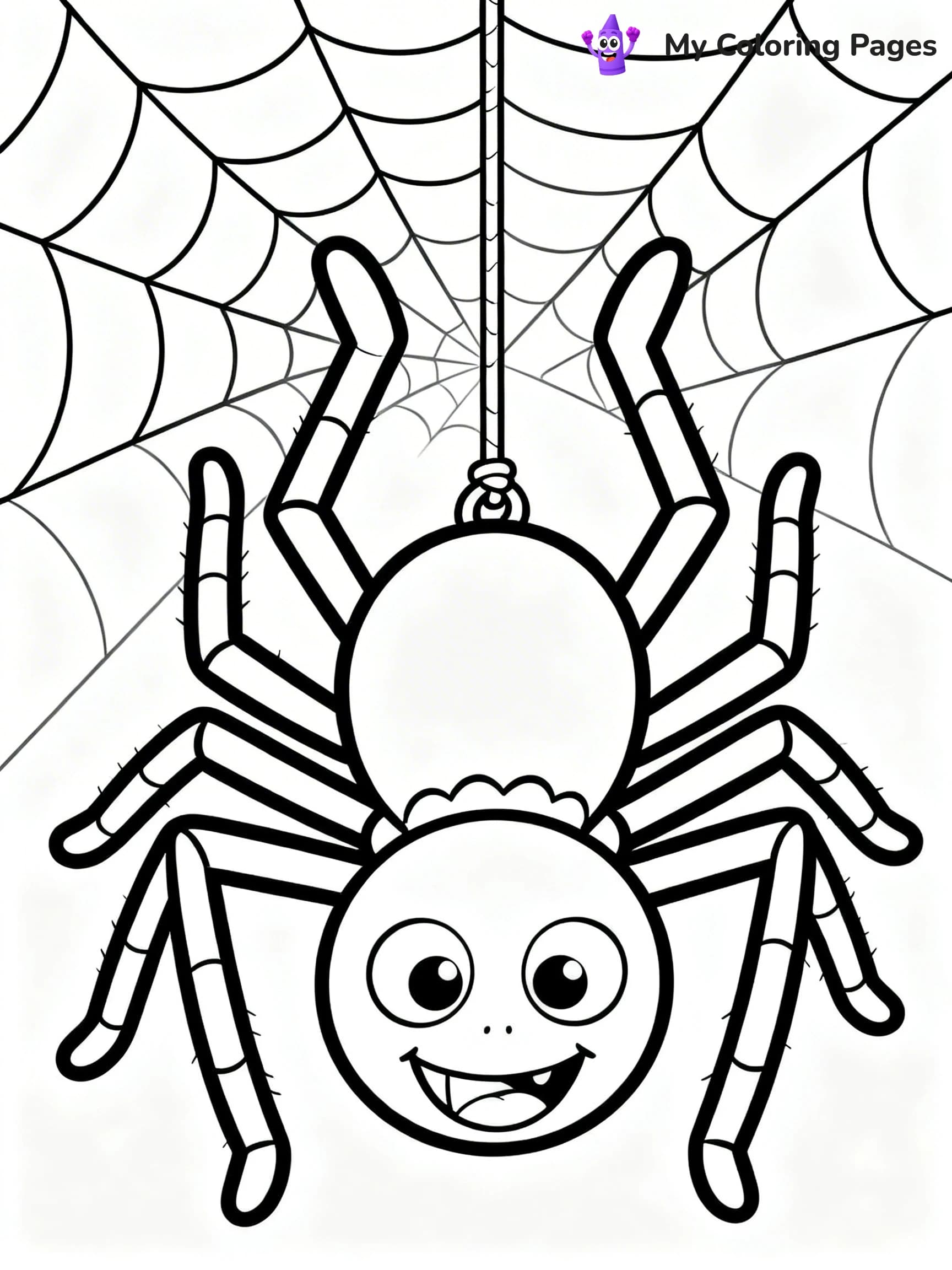 Scary Spider Coloring Pages - 5